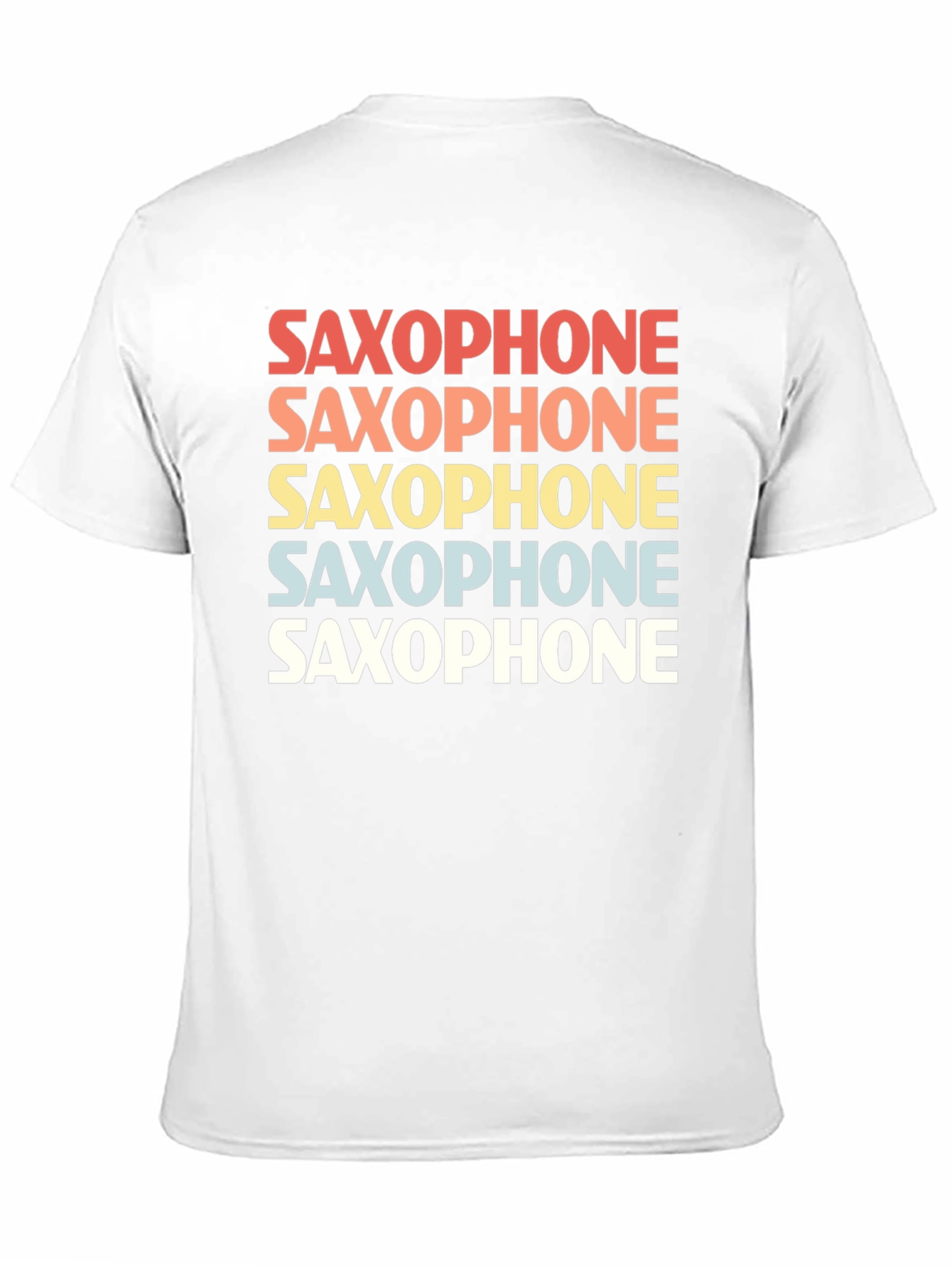 Retro Saxophone T-Shirt - Music Lover Tee