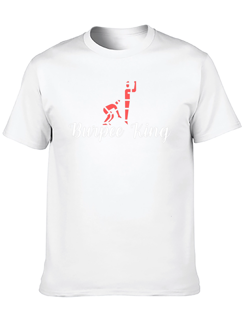 Burpee King Black T-Shirt - Fitness Workout Tee
