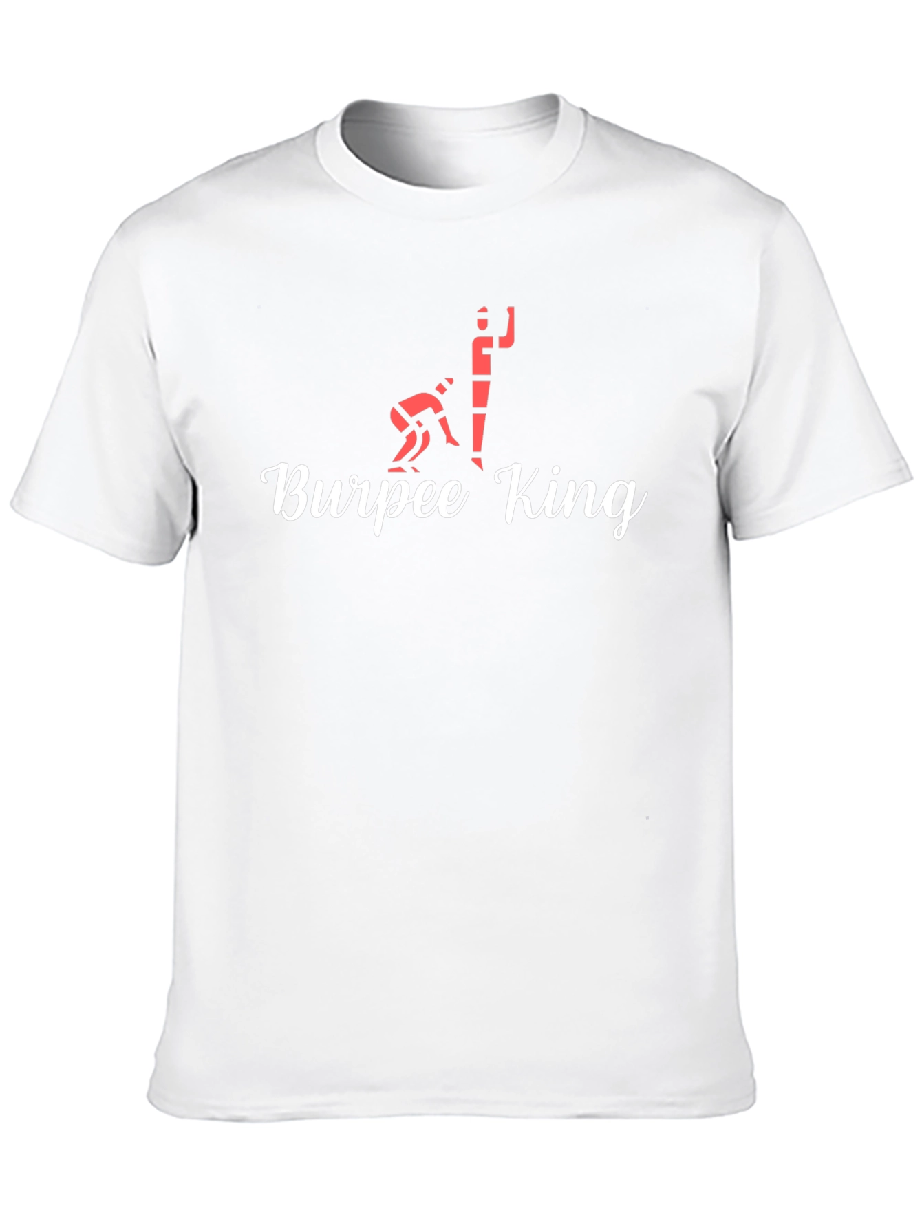 Burpee King Black T-Shirt - Fitness Workout Tee