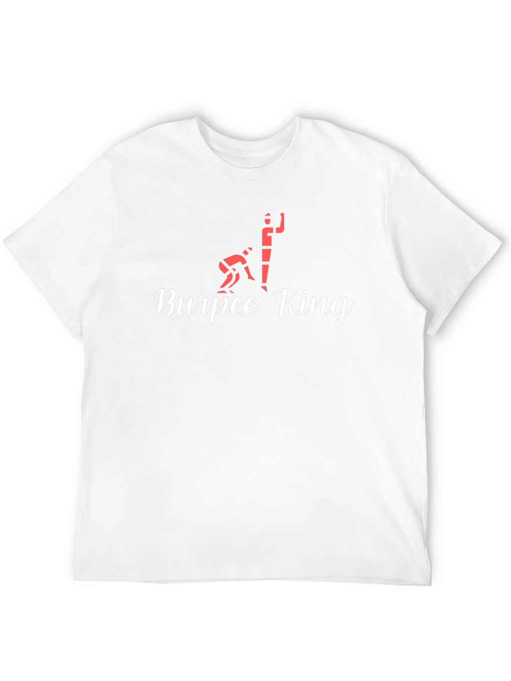 Burpee King Black T-Shirt - Fitness Workout Tee