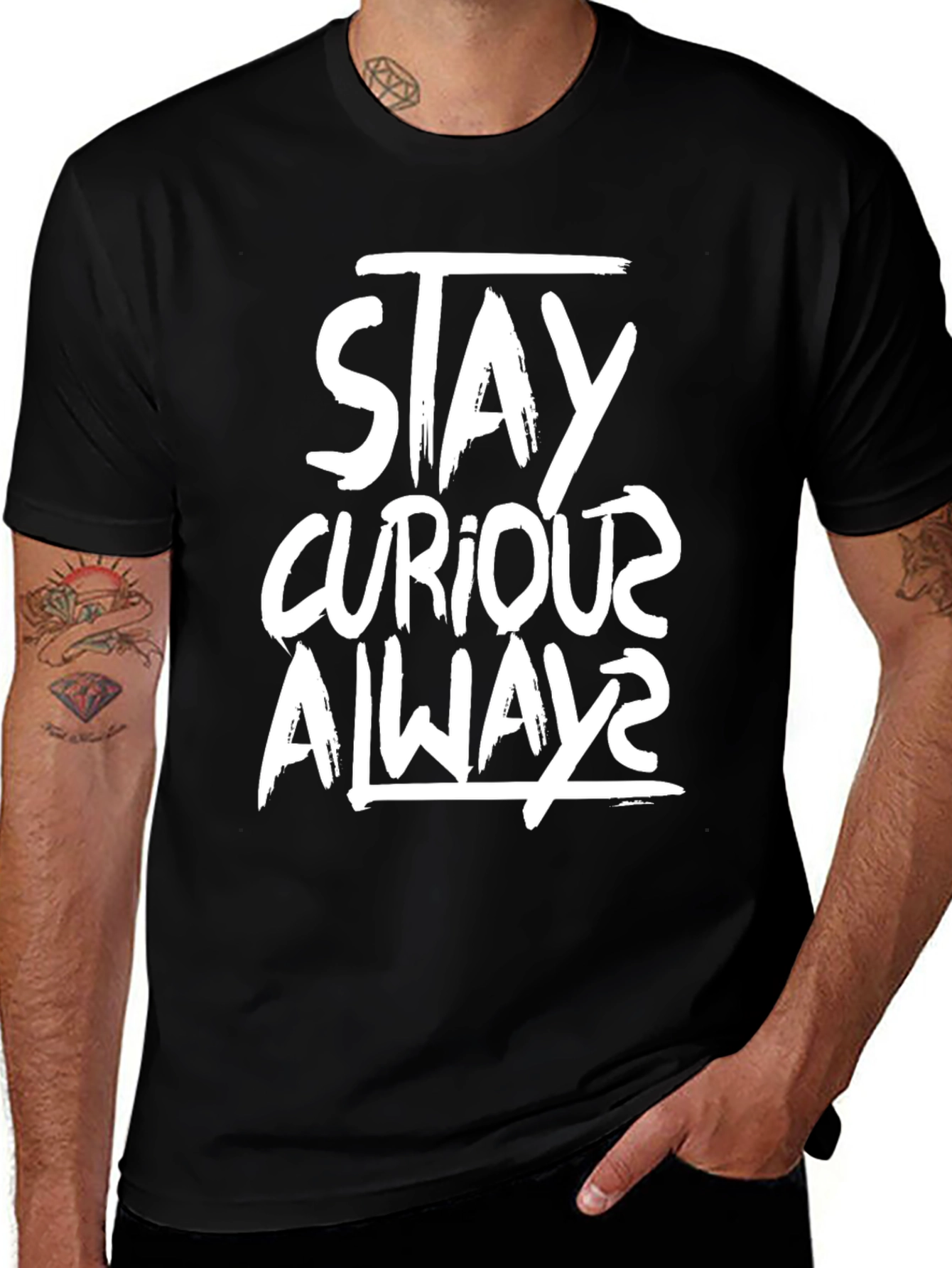 Stay Curious Always Graphic T-Shirt