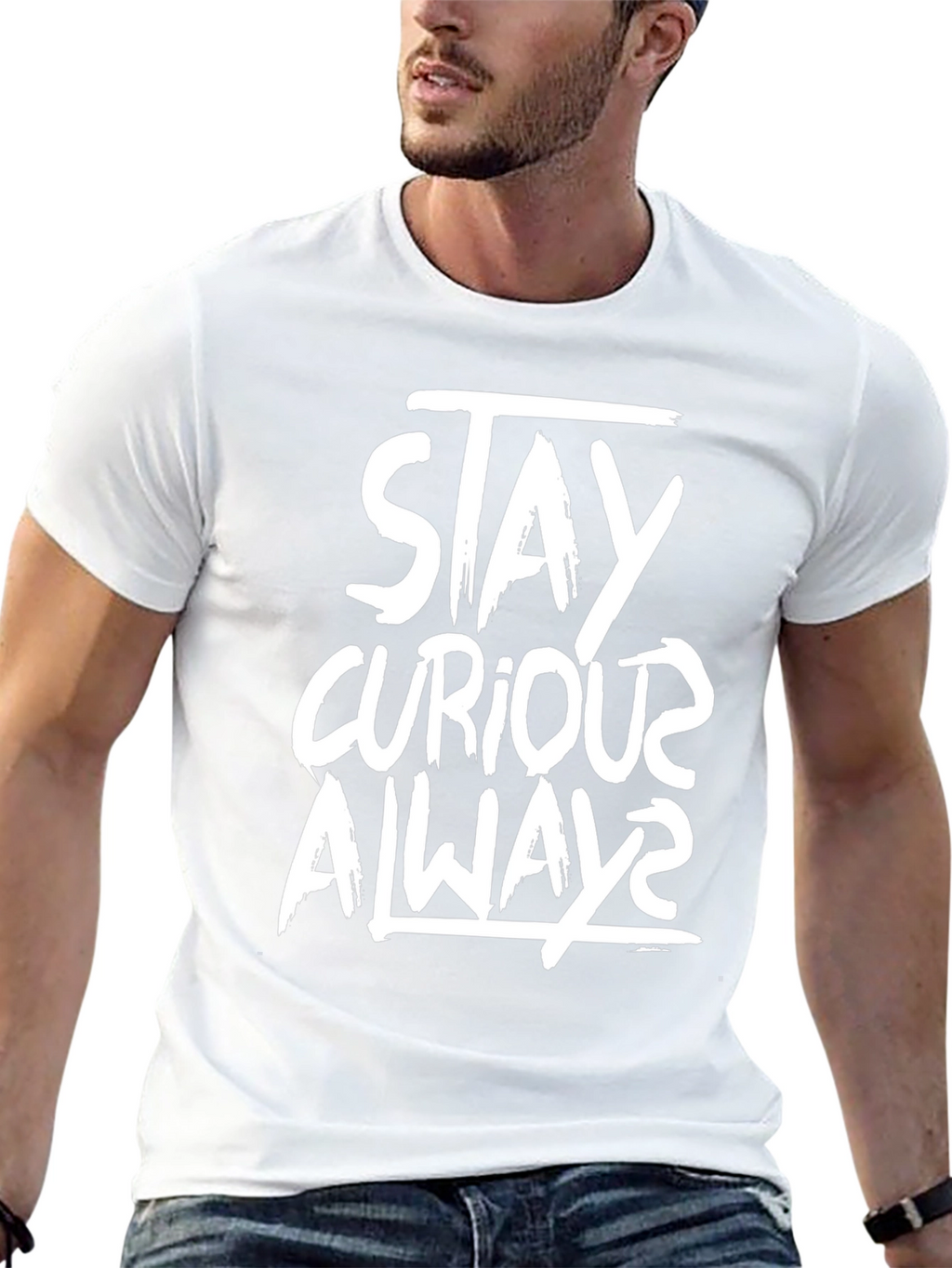 Stay Curious Always Graphic T-Shirt