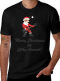 Merry Christmas Ya Filthy Animal Graphic Tee