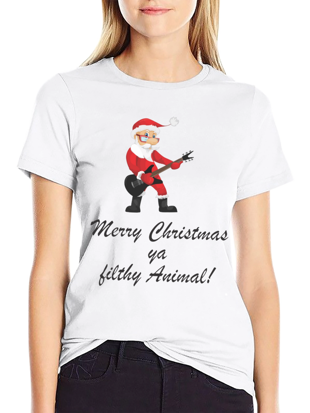 Merry Christmas Ya Filthy Animal Graphic Tee