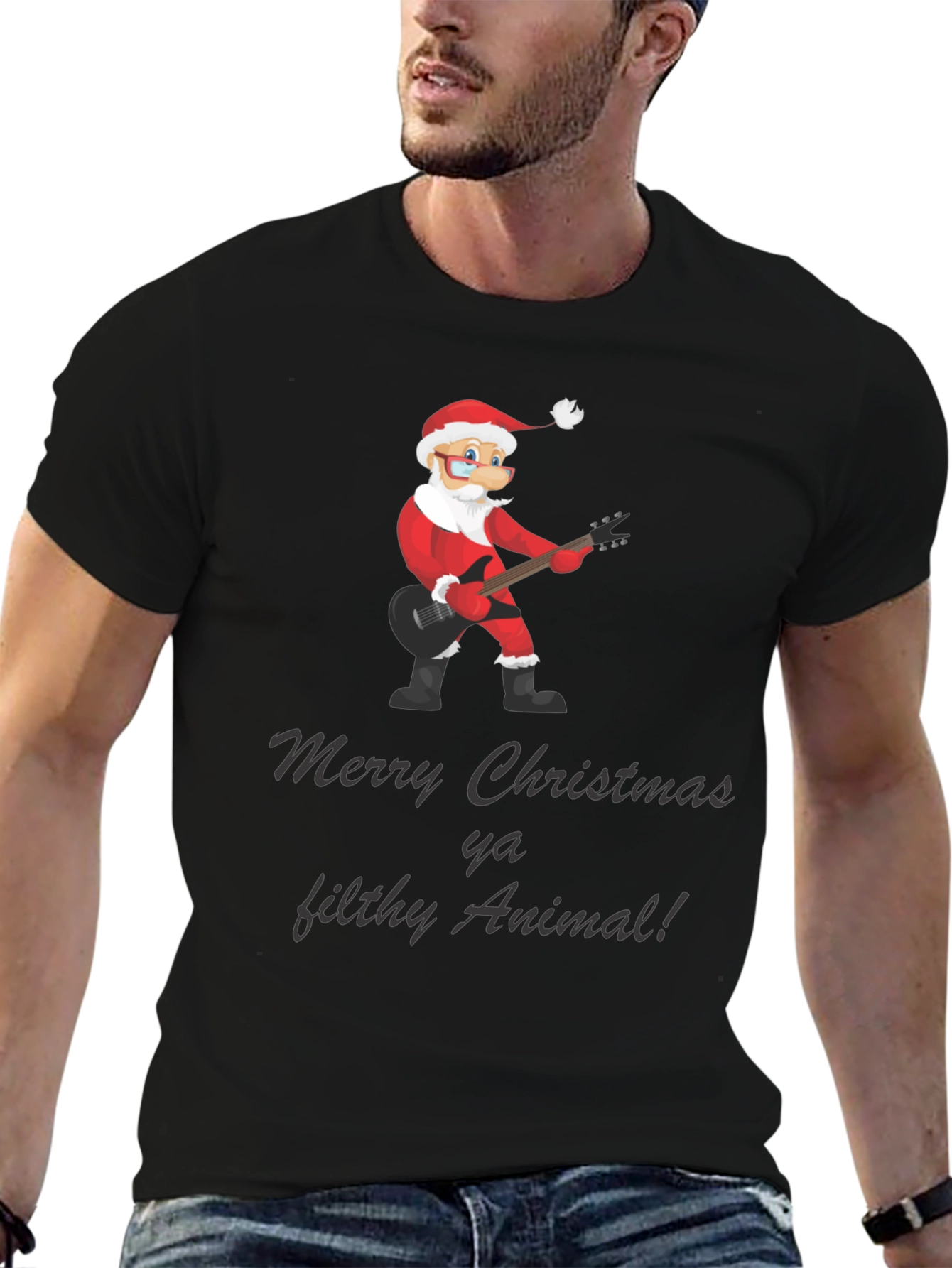 Merry Christmas Ya Filthy Animal Graphic Tee