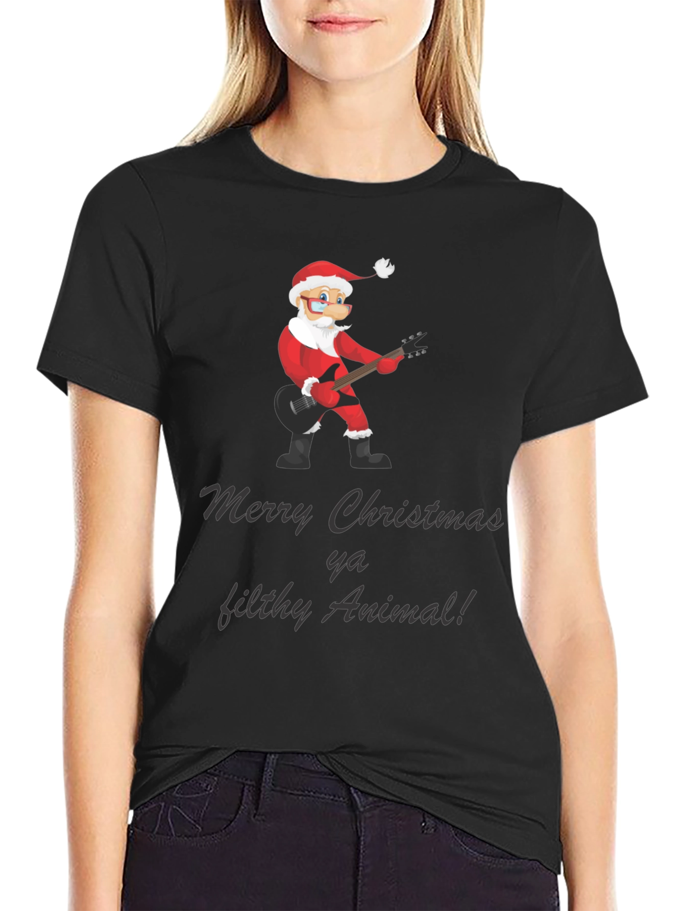 Merry Christmas Ya Filthy Animal Graphic Tee