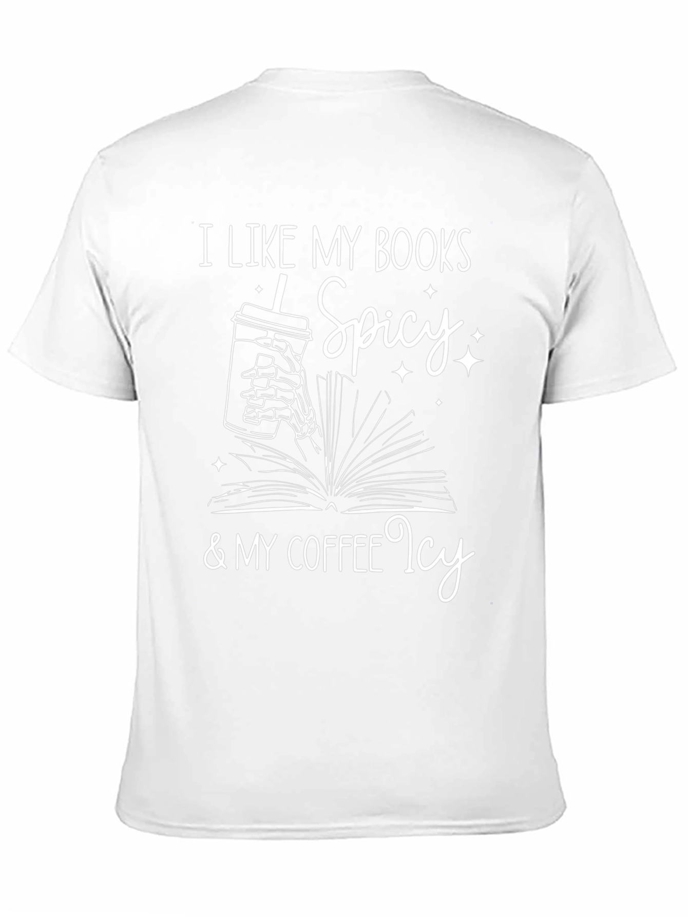 Spicy Books & Icy Coffee Graphic Tee