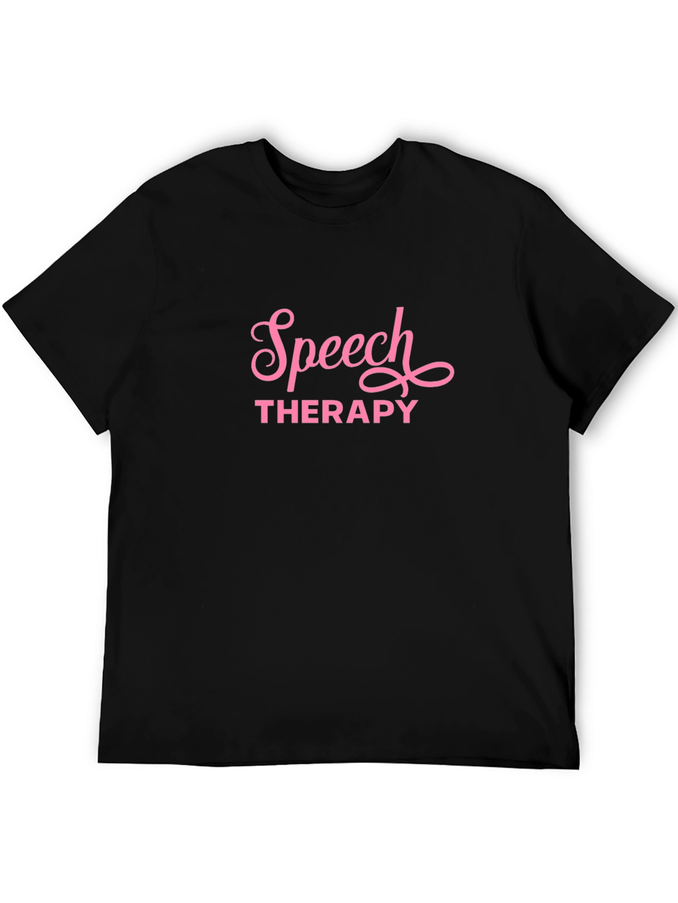 Speech Therapy Black T-Shirt