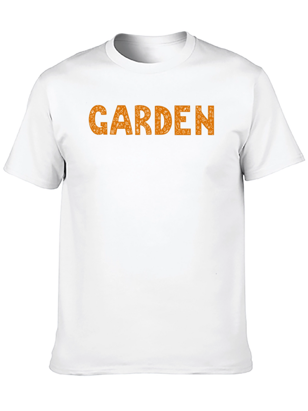 Garden Graphic Print Black Casual Tee