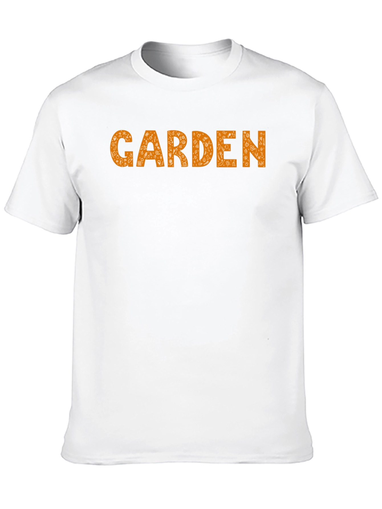 Garden Graphic Print Black Casual Tee