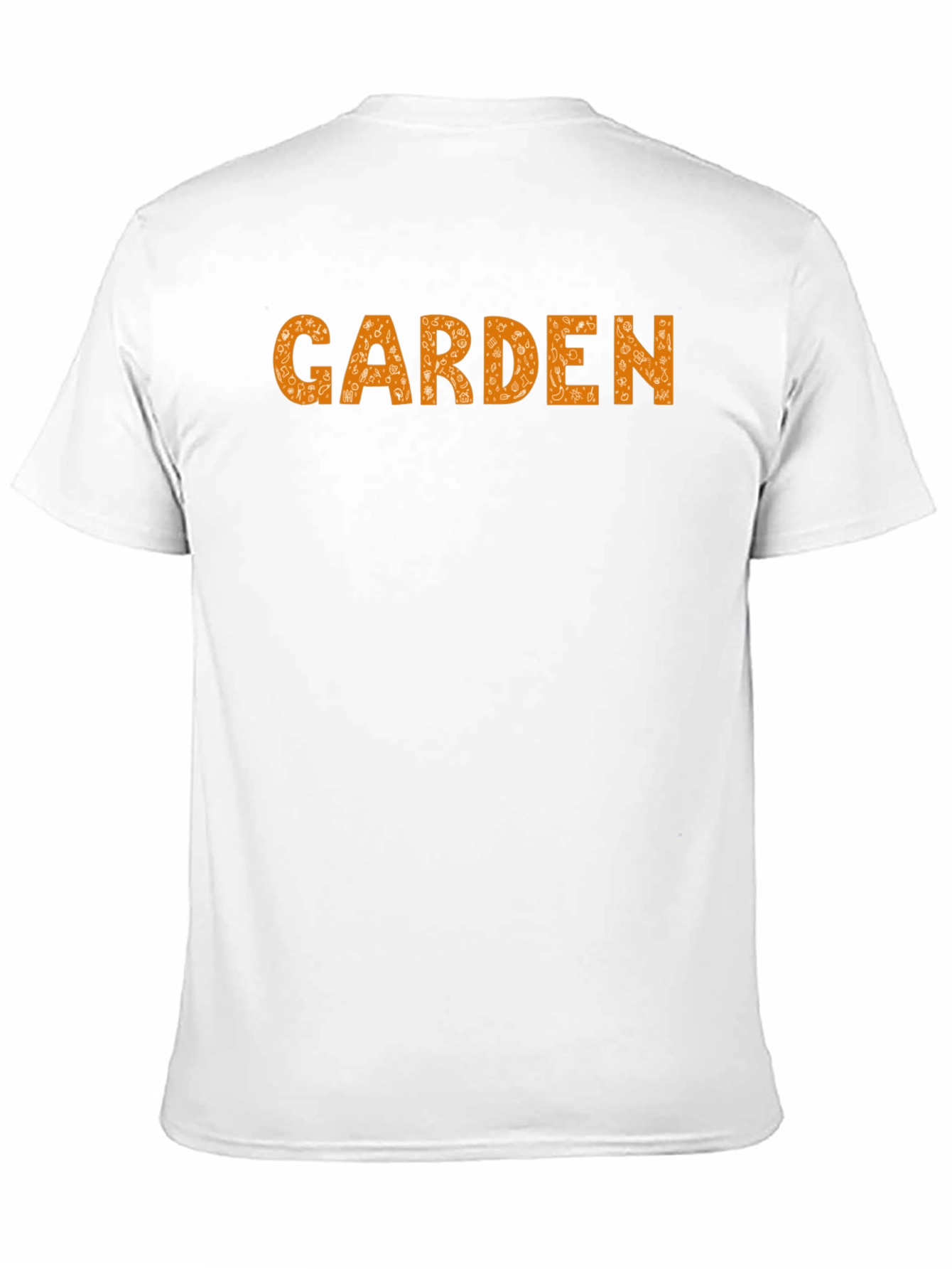 Garden Graphic Print Black Casual Tee