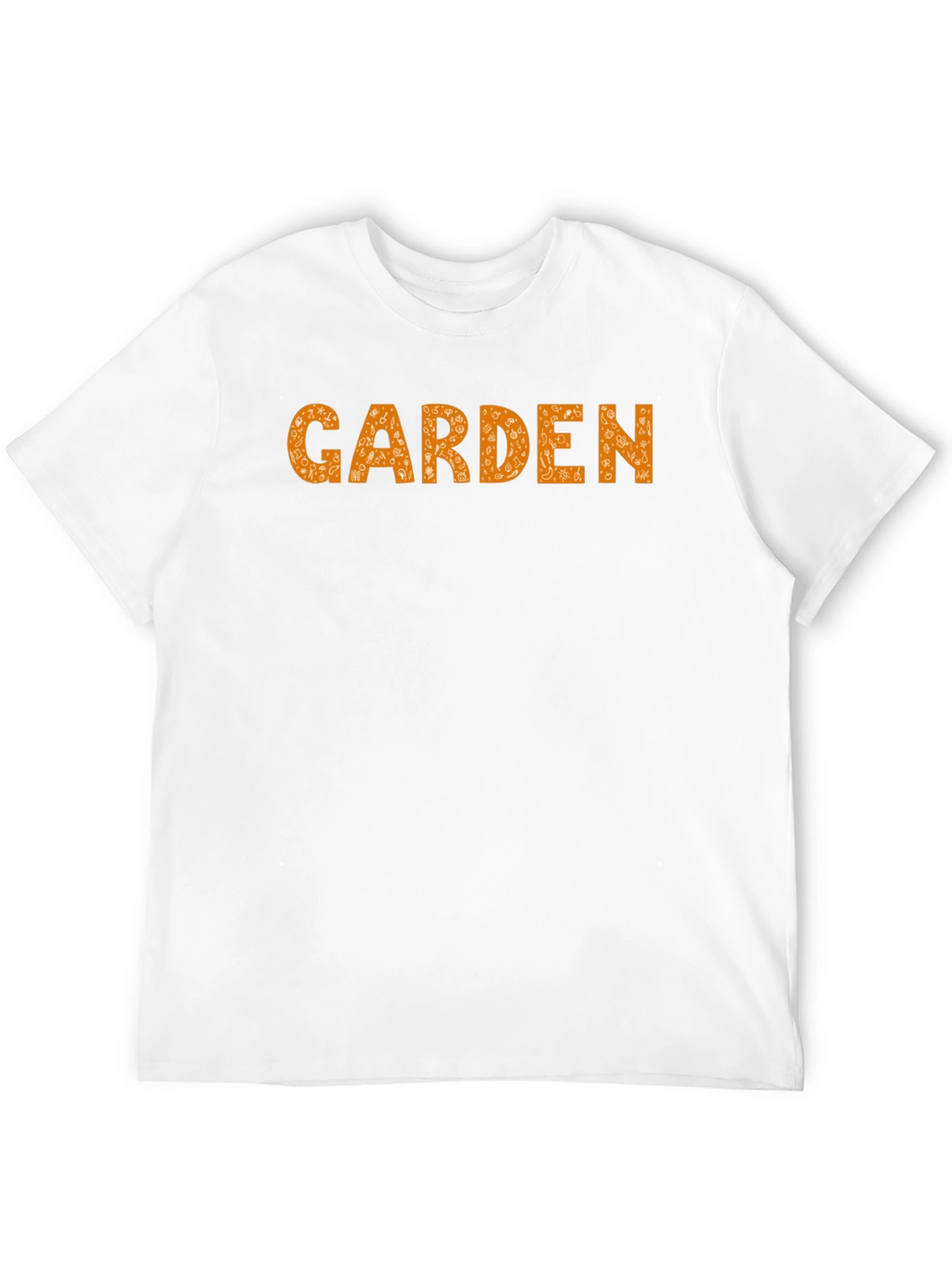 Garden Graphic Print Black Casual Tee