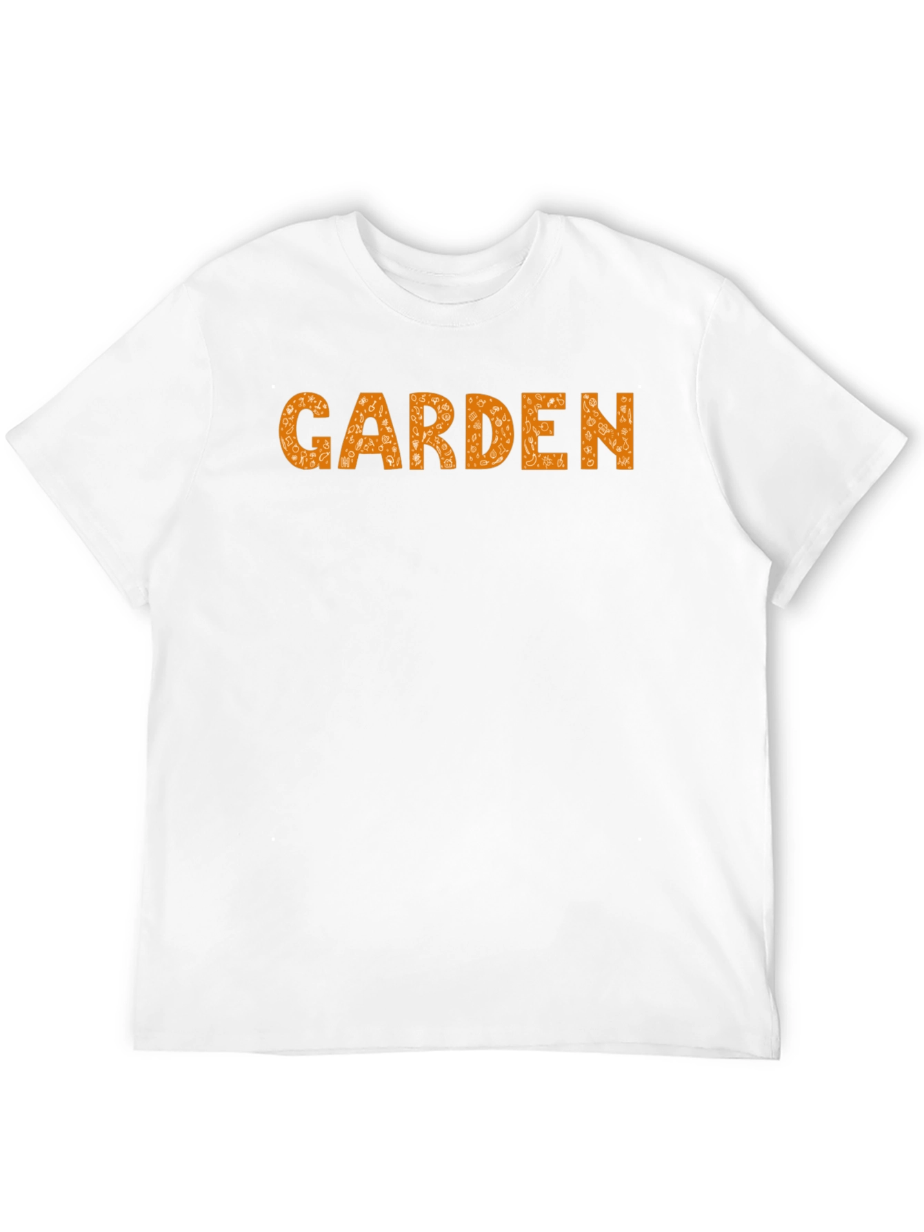 Garden Graphic Print Black Casual Tee