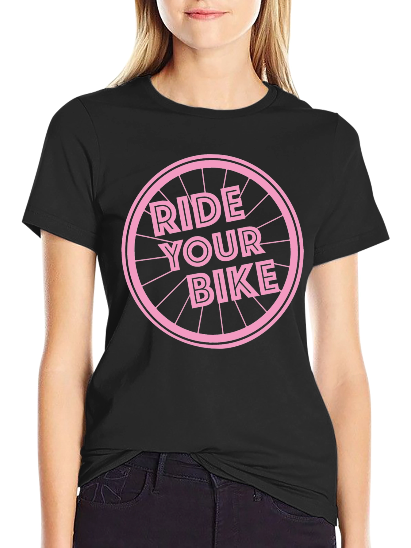 Ride Your Bike Graphic Tee - Black