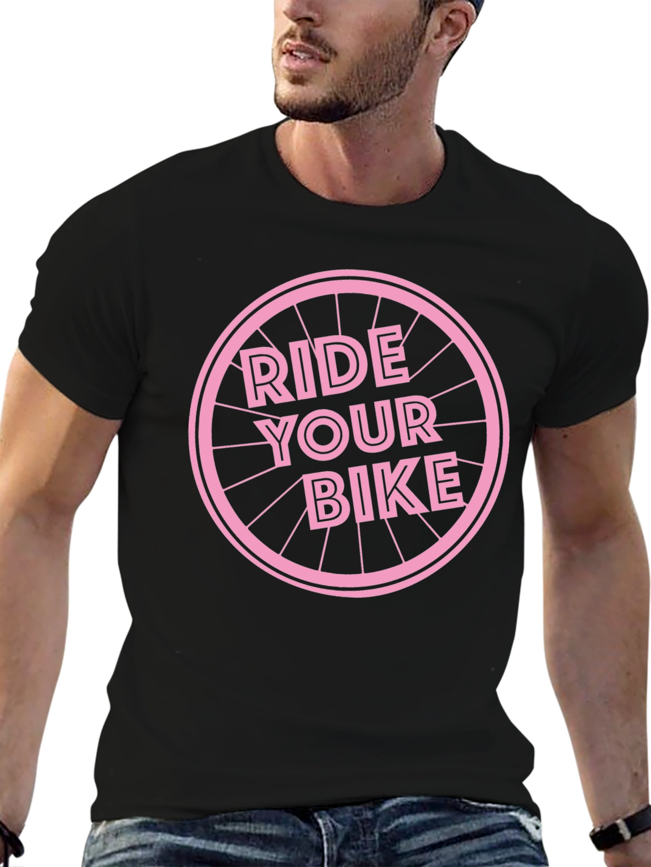 Ride Your Bike Graphic Tee - Black
