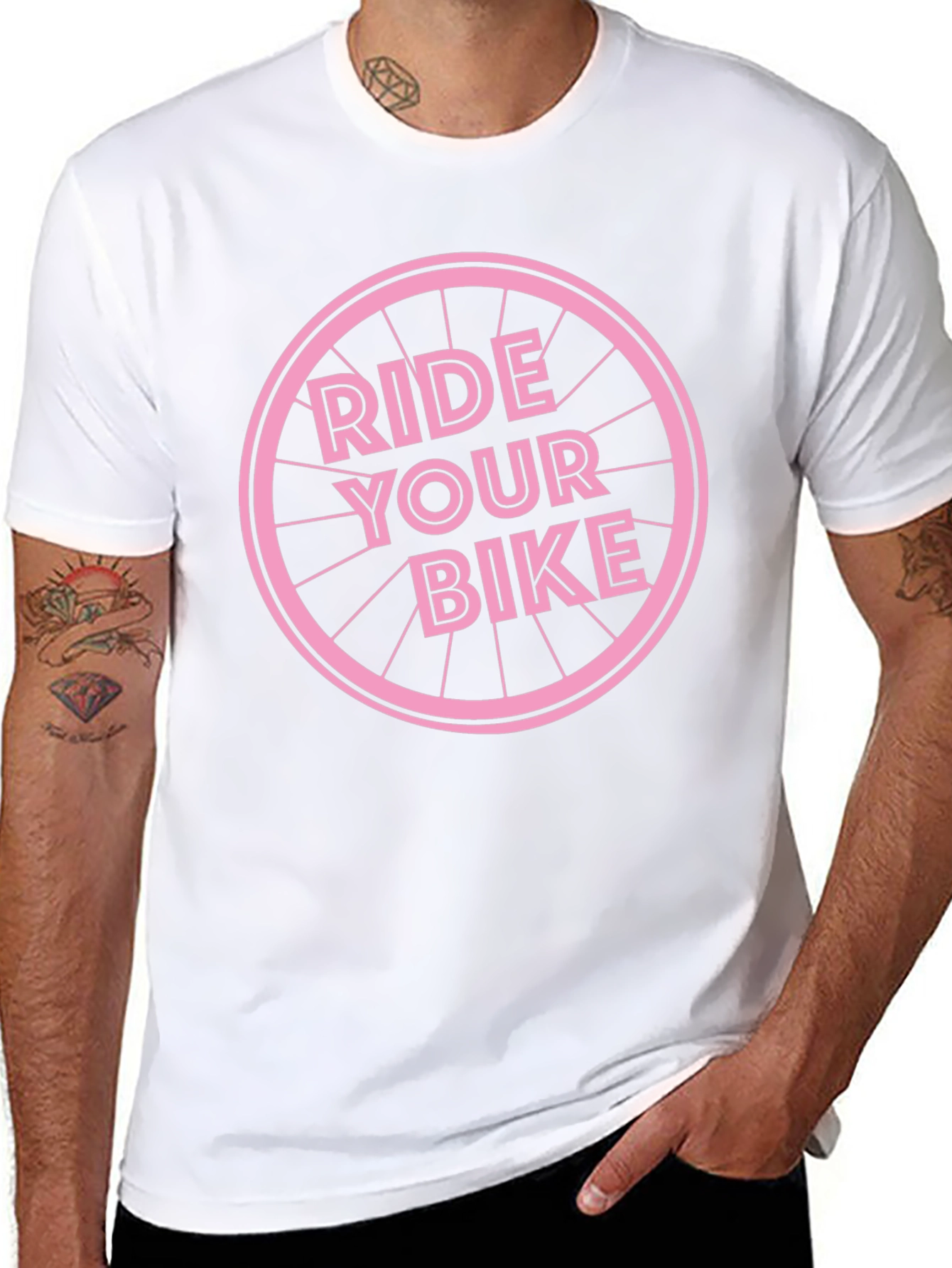 Ride Your Bike Graphic Tee - Black