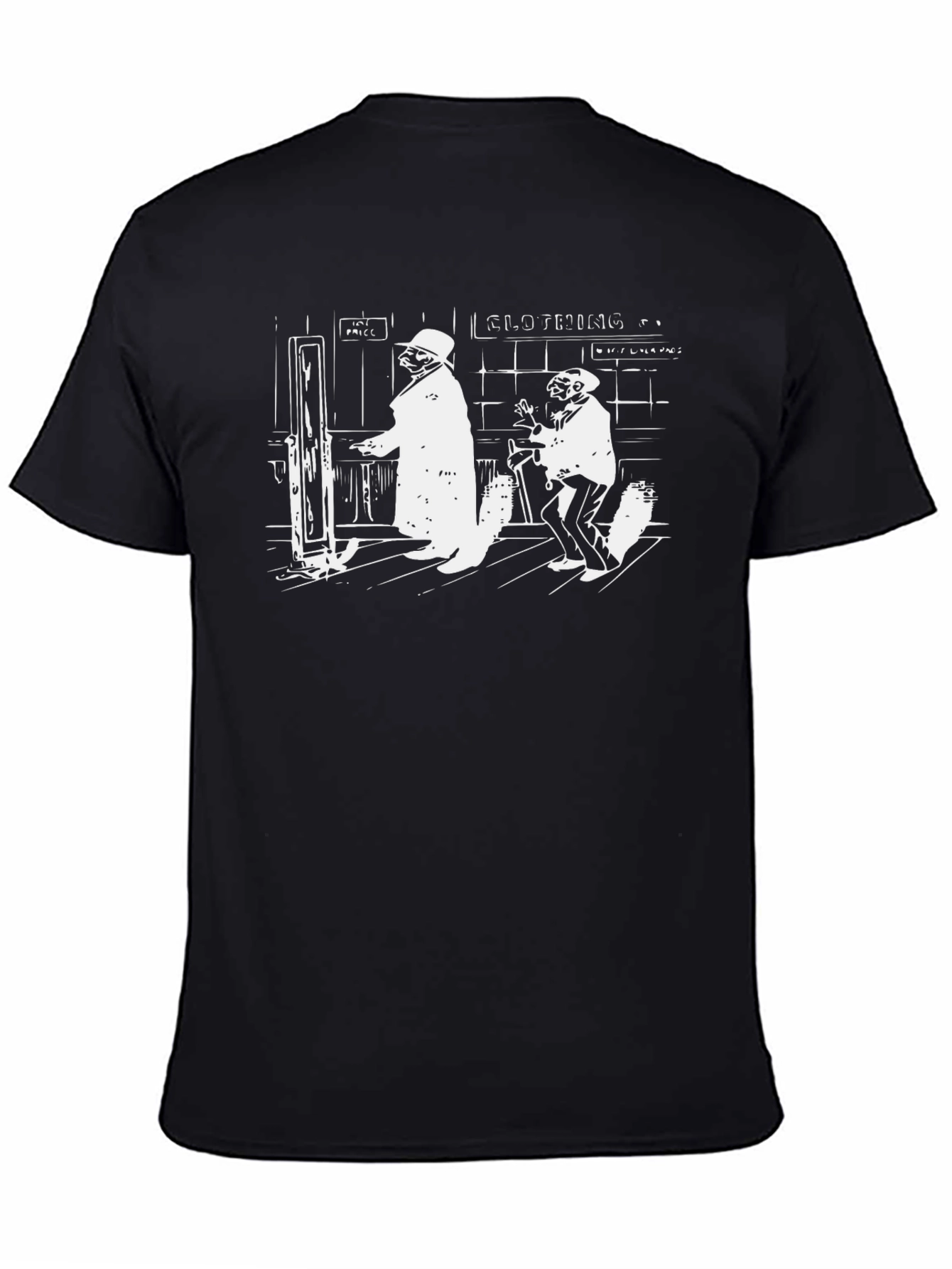 Retro Comedy Black T-Shirt