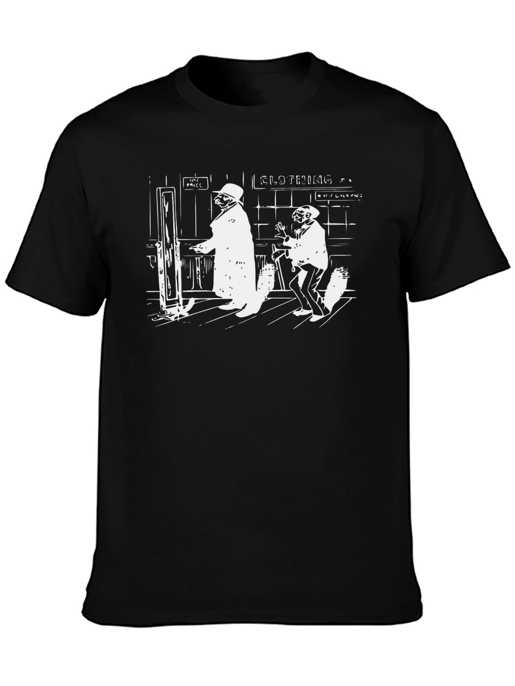 Retro Comedy Black T-Shirt