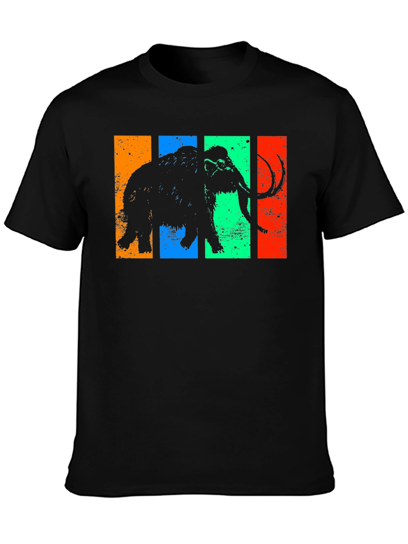 Retro Mammoth T-Shirt - Vintage Style Tee