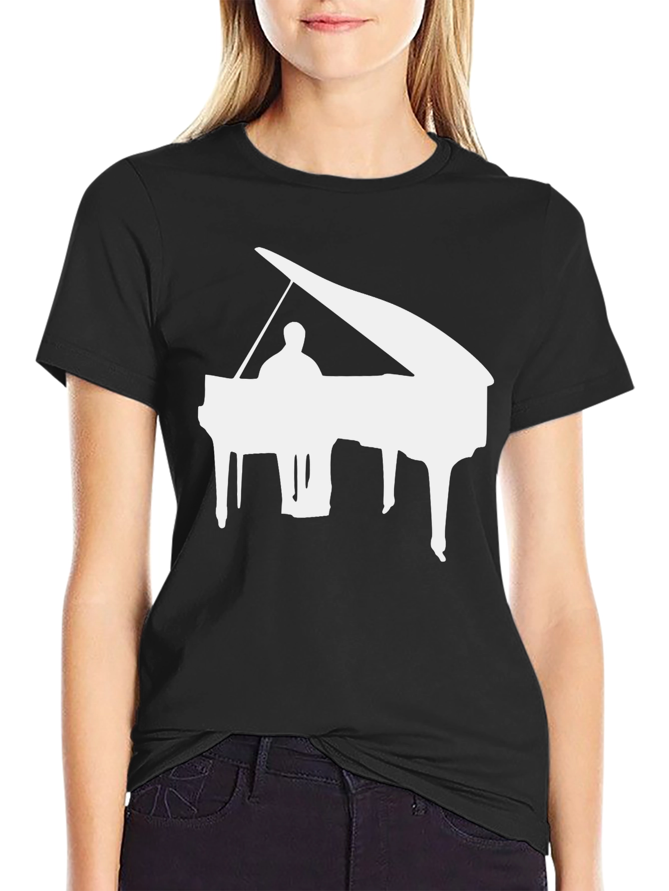 Piano Graphic Tee - Musician Style
