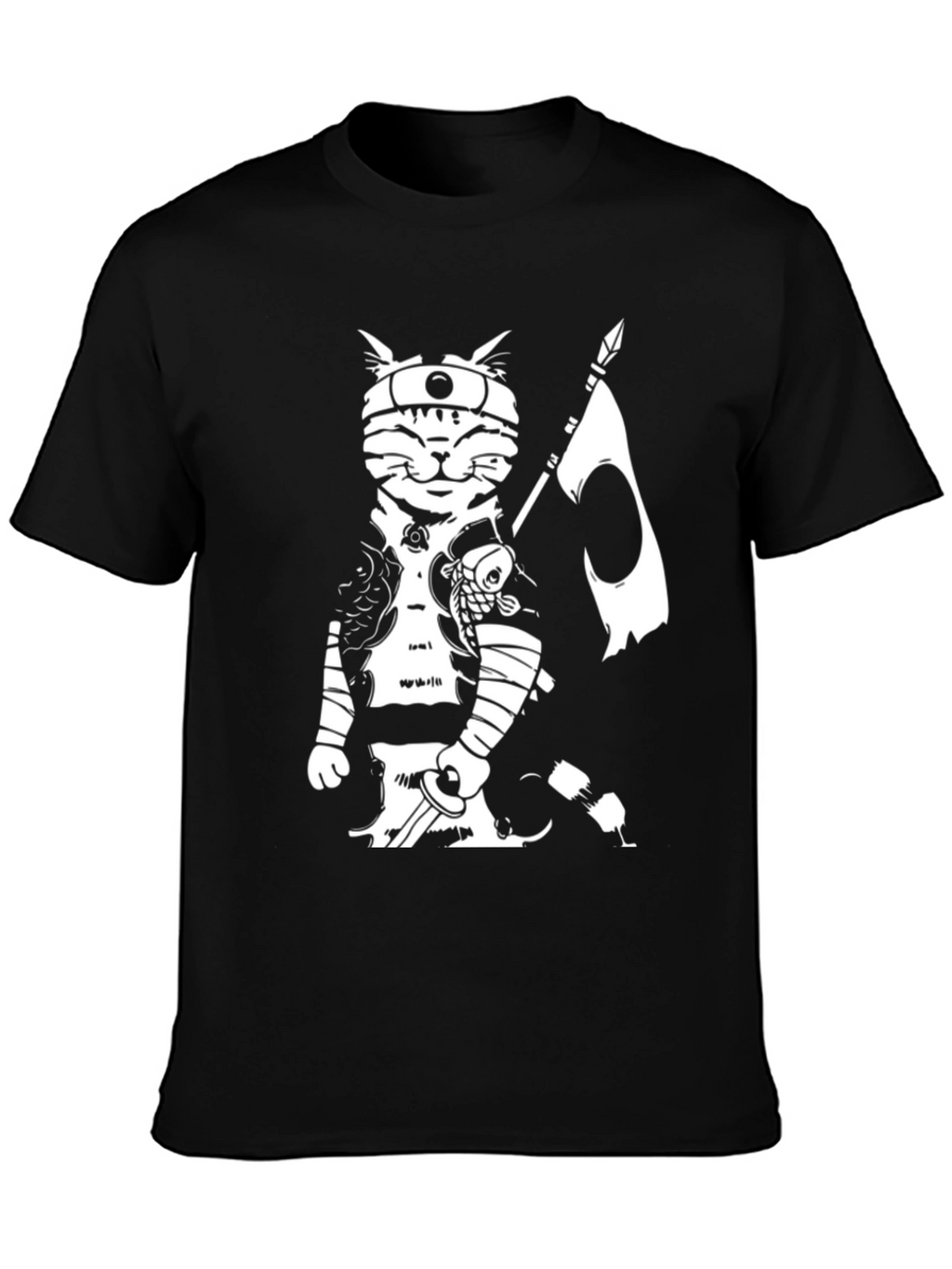 Ninja Cat Graphic Tee - Cool Novelty T-Shirt