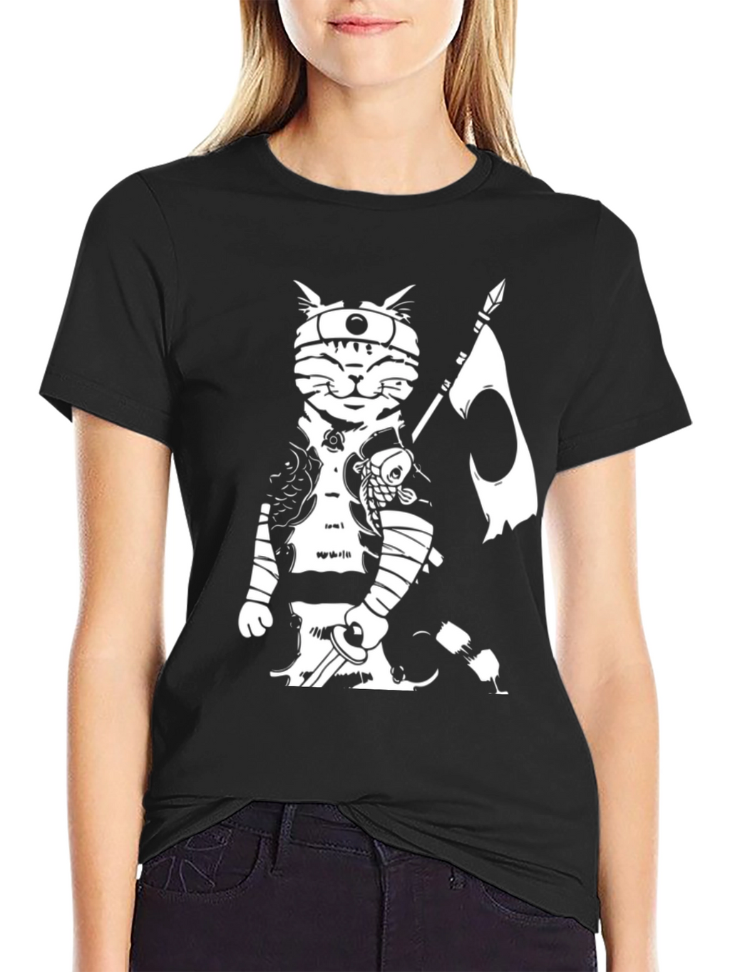 Ninja Cat Graphic Tee - Cool Novelty T-Shirt