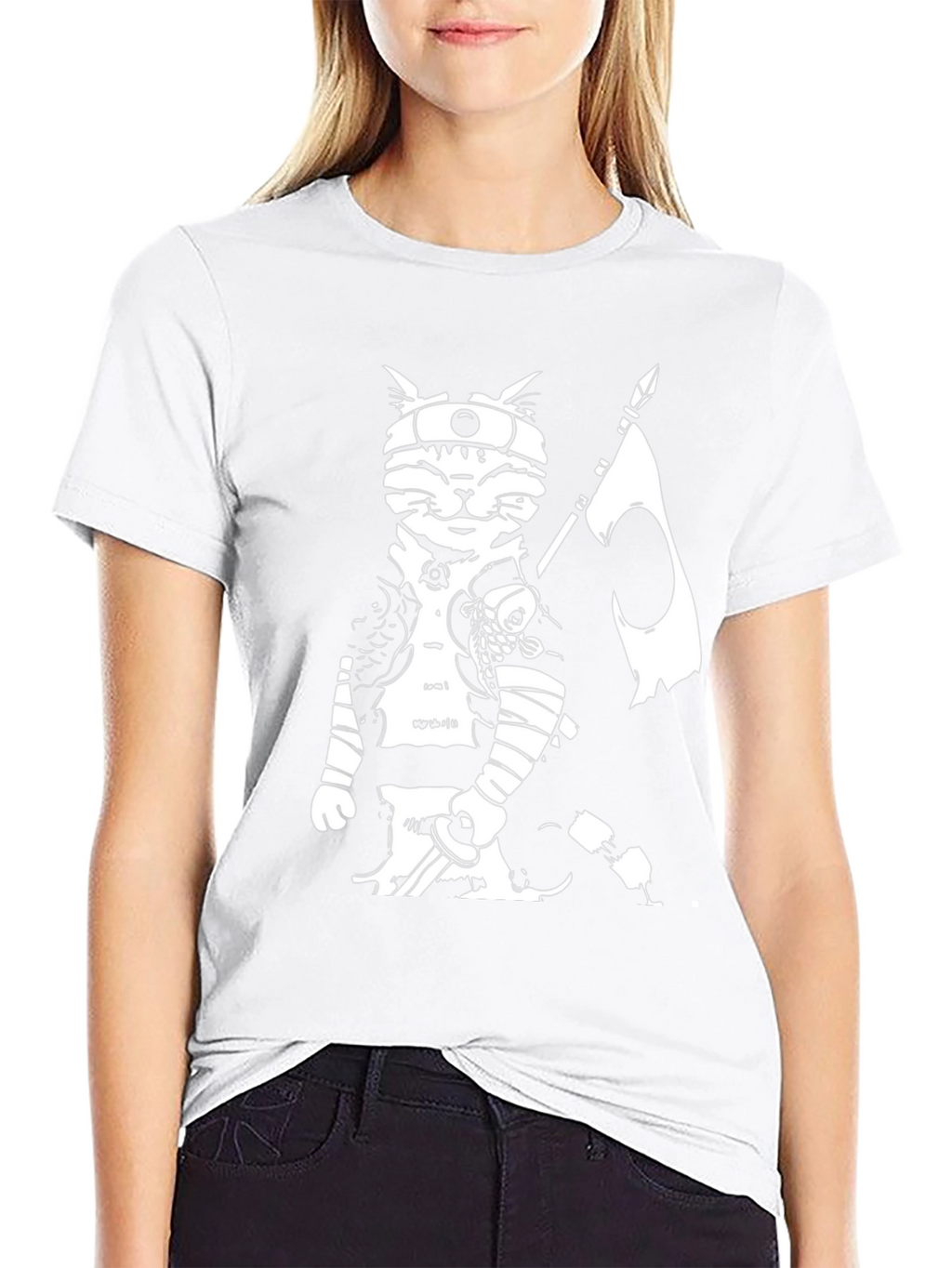 Ninja Cat Graphic Tee - Cool Novelty T-Shirt