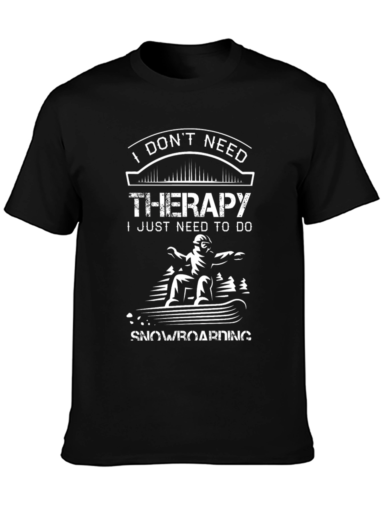 Snowboarding Therapy T-Shirt