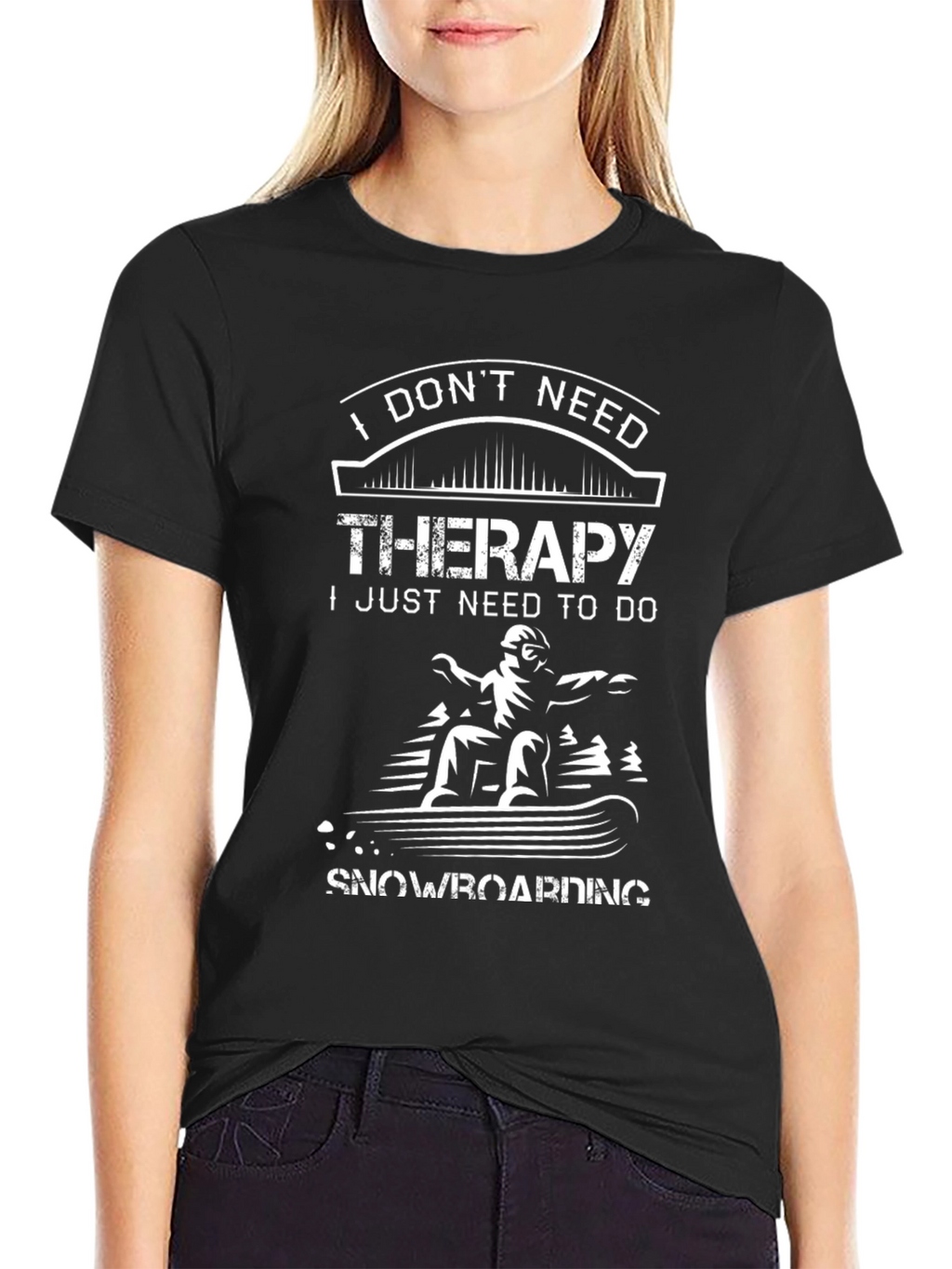 Snowboarding Therapy T-Shirt