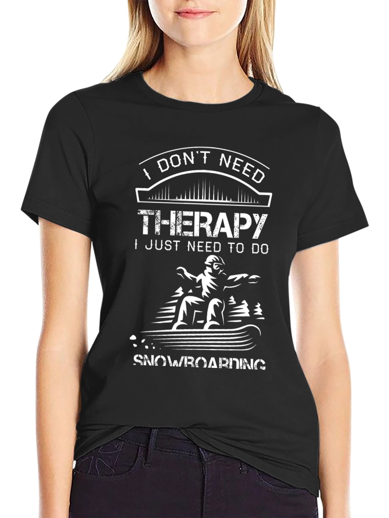 Snowboarding Therapy T-Shirt
