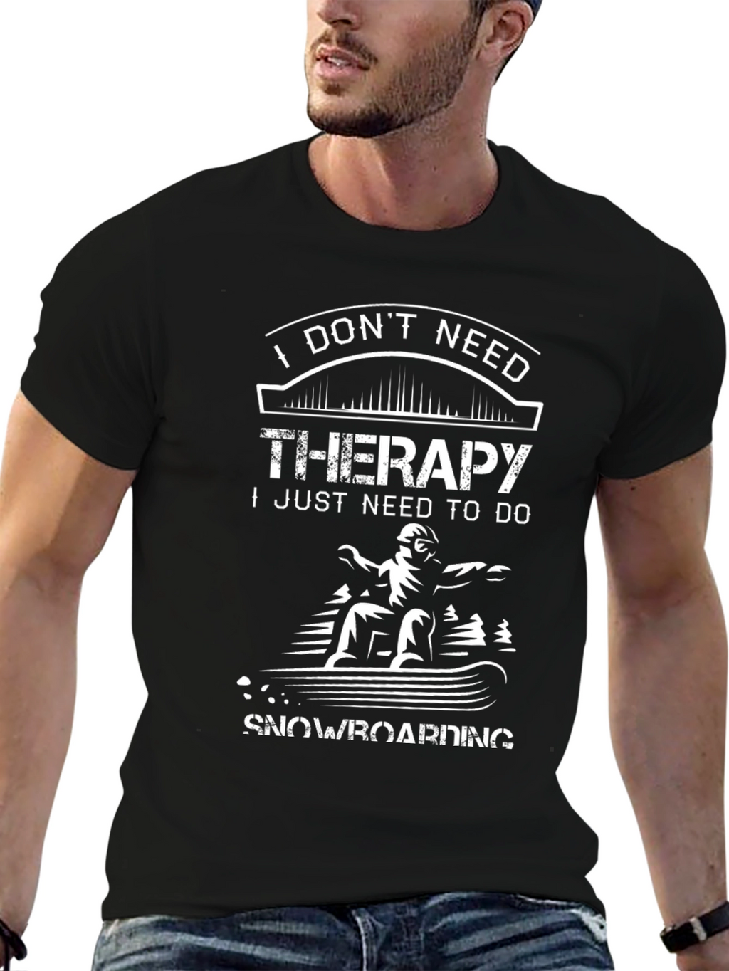 Snowboarding Therapy T-Shirt