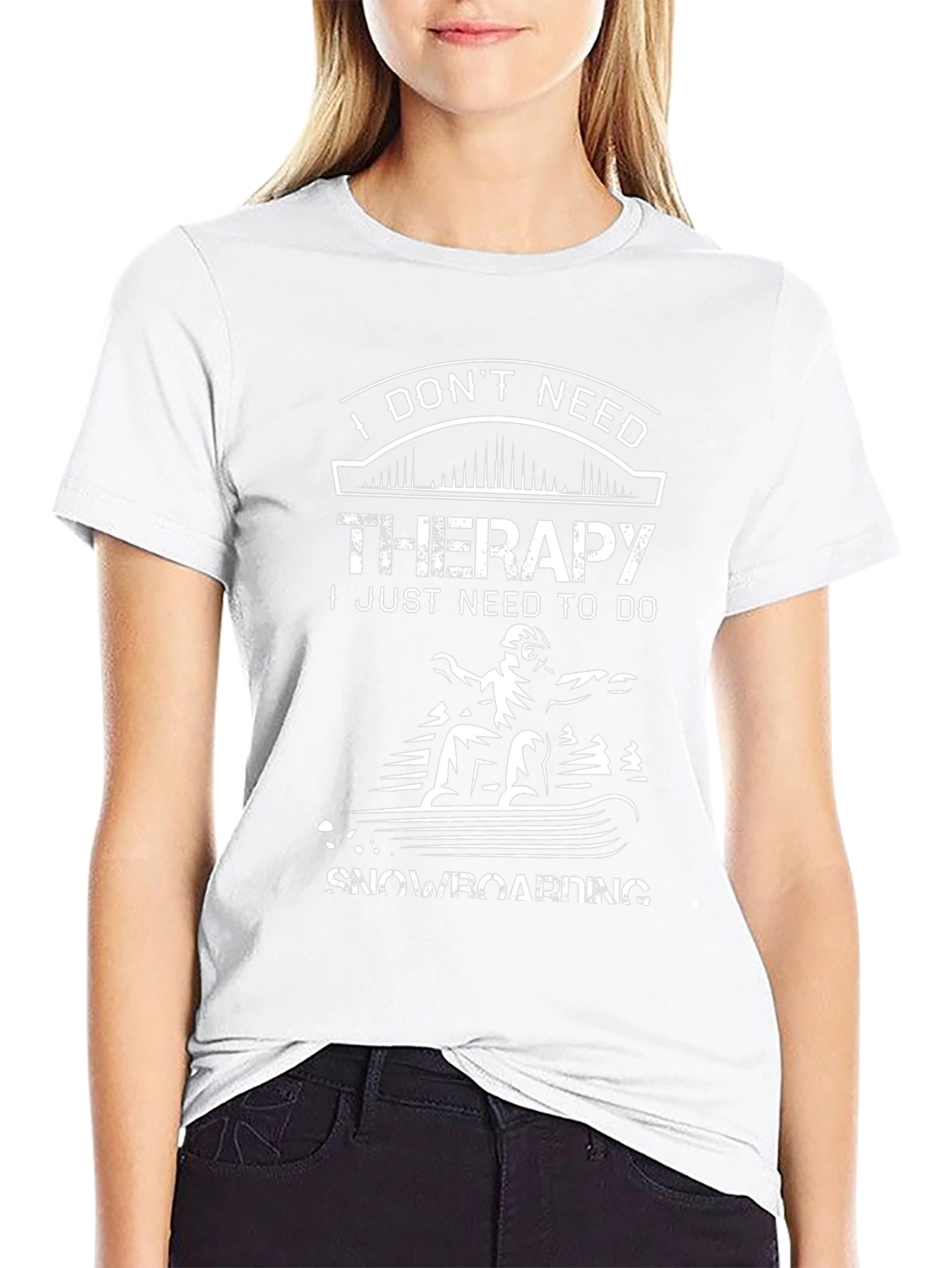 Snowboarding Therapy T-Shirt