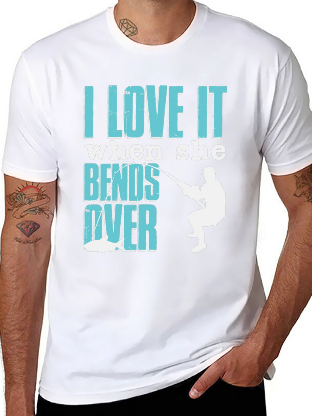 I Love It When She Bends Over Fishing T-Shirt