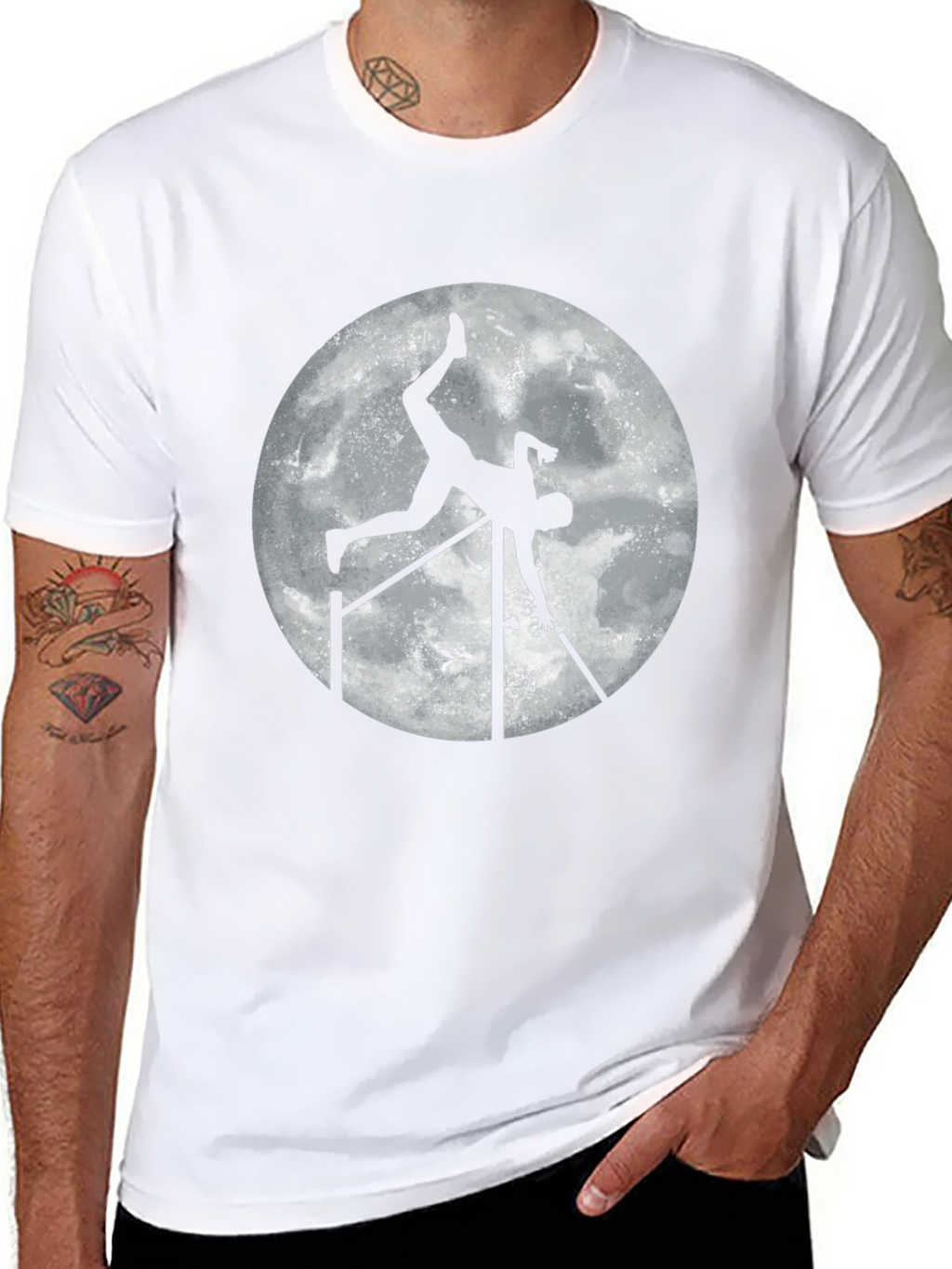 Silhouette Moon High Jump T-Shirt