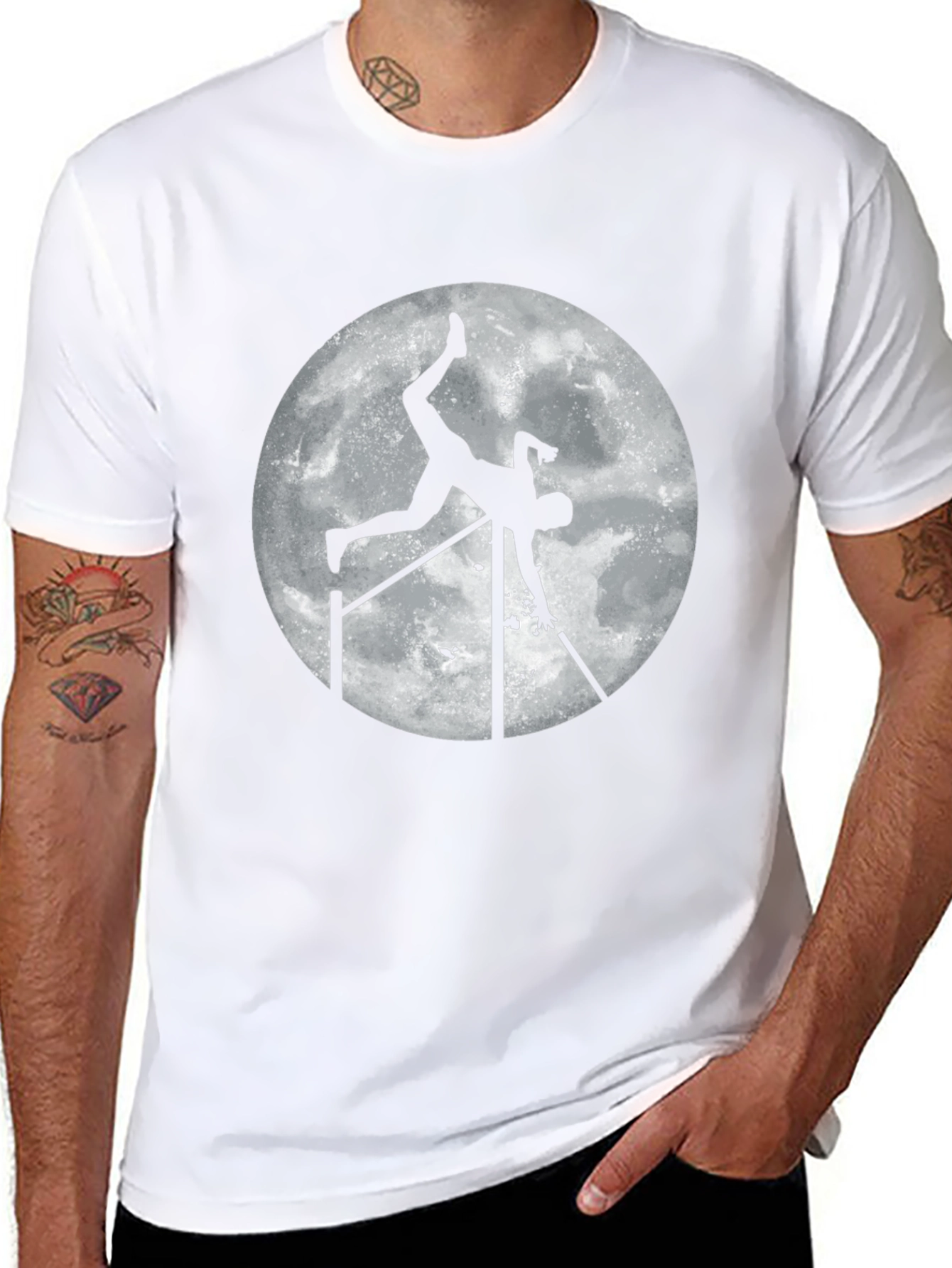 Silhouette Moon High Jump T-Shirt
