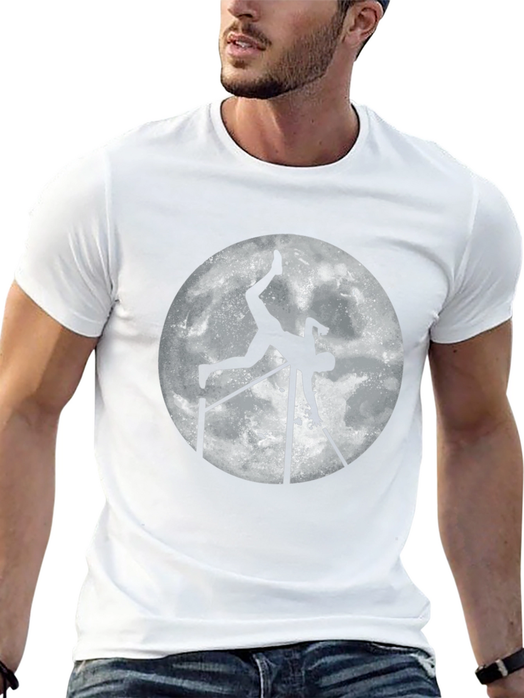 Silhouette Moon High Jump T-Shirt