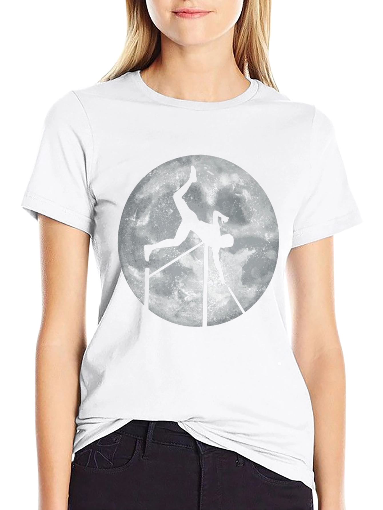 Silhouette Moon High Jump T-Shirt