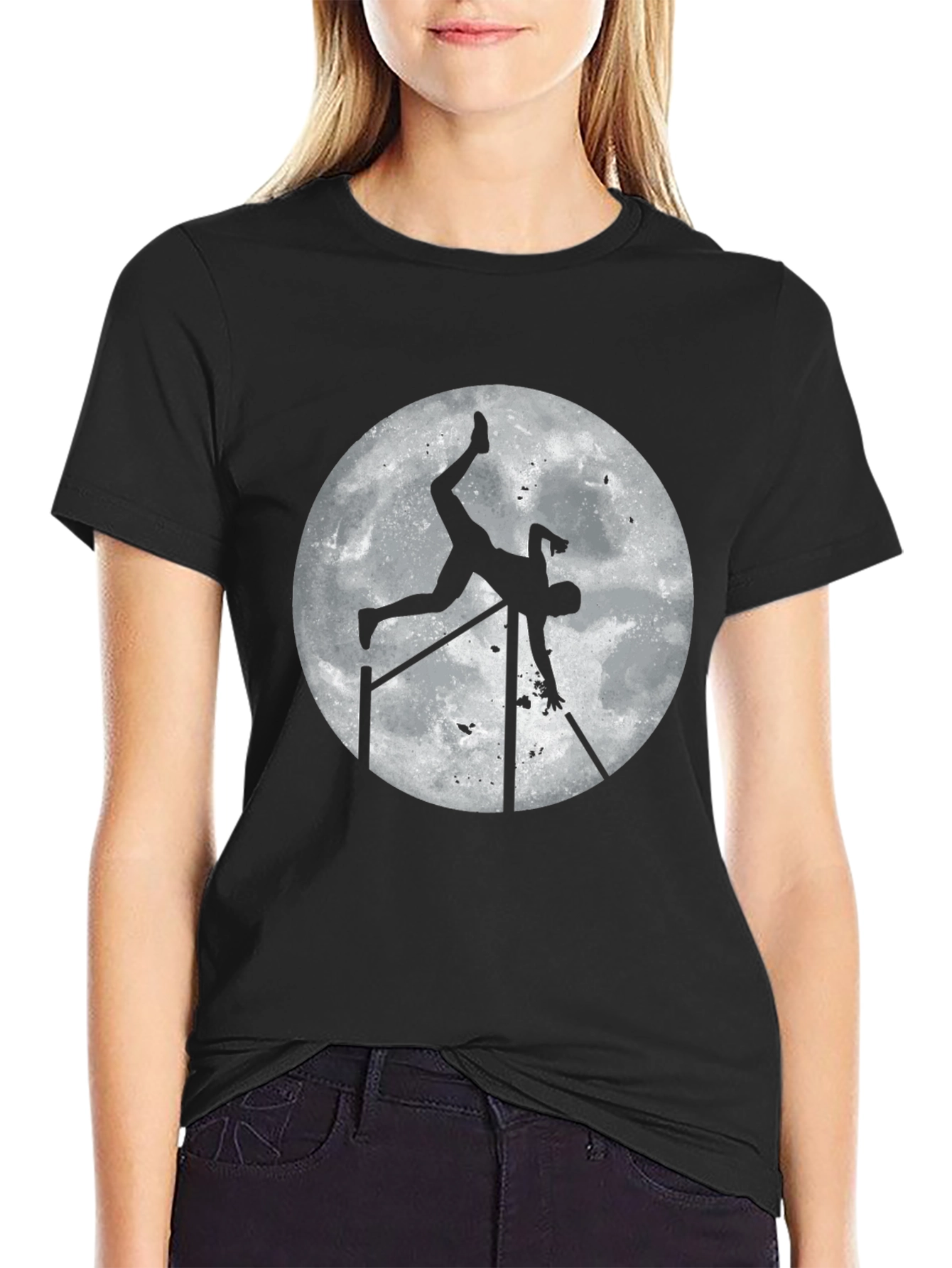 Silhouette Moon High Jump T-Shirt