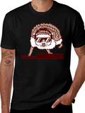 DJ Hedgehog Graphic Tee - Cool Animal T-Shirt
