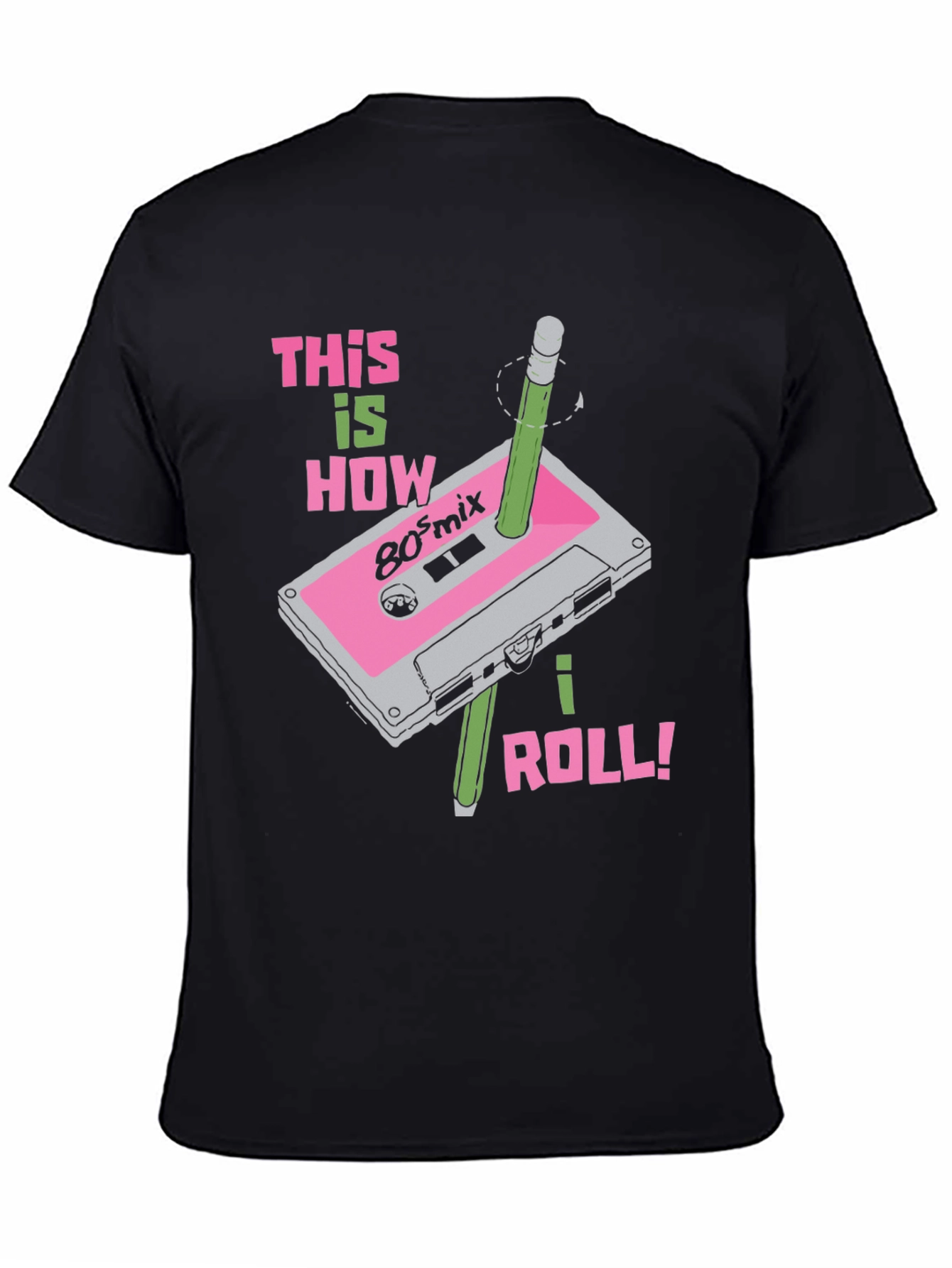Retro 80s Mix Cassette Tape T-Shirt