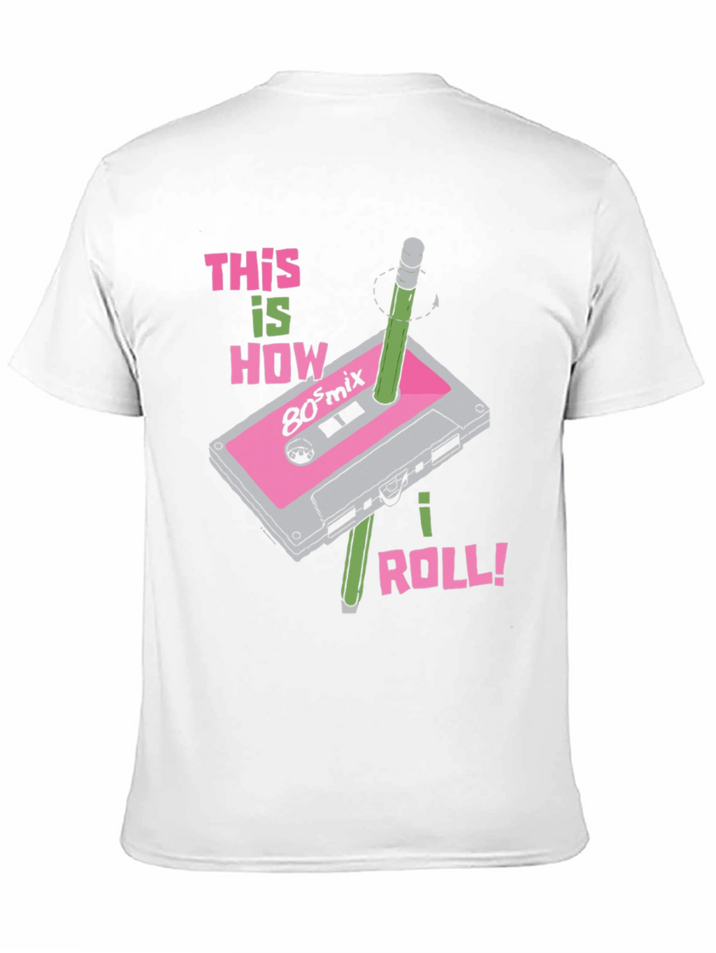 Retro 80s Mix Cassette Tape T-Shirt