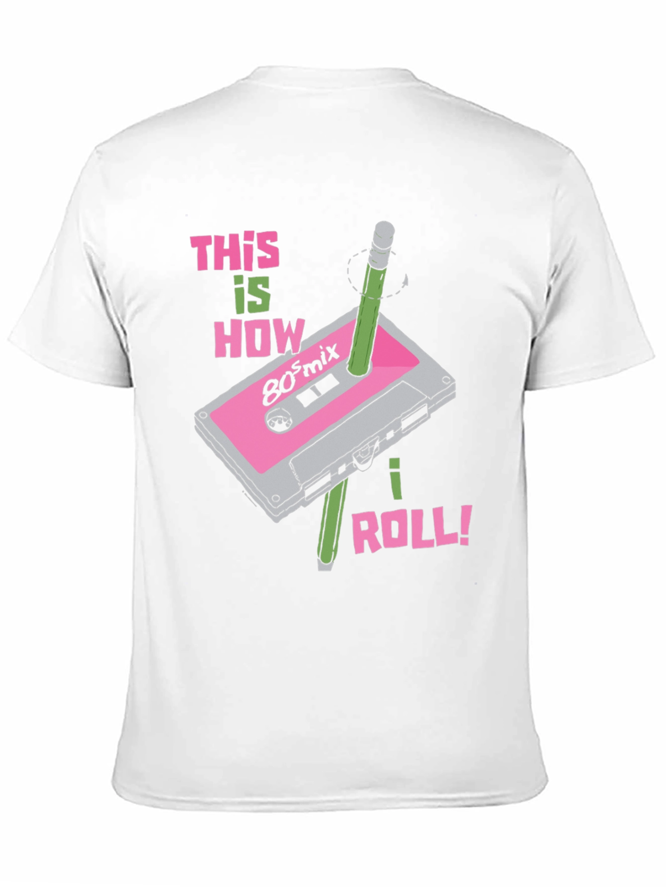Retro 80s Mix Cassette Tape T-Shirt