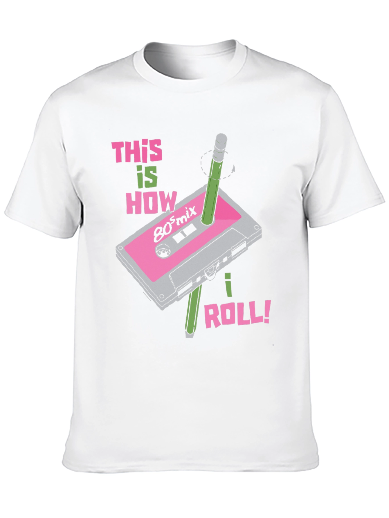 Retro 80s Mix Cassette Tape T-Shirt