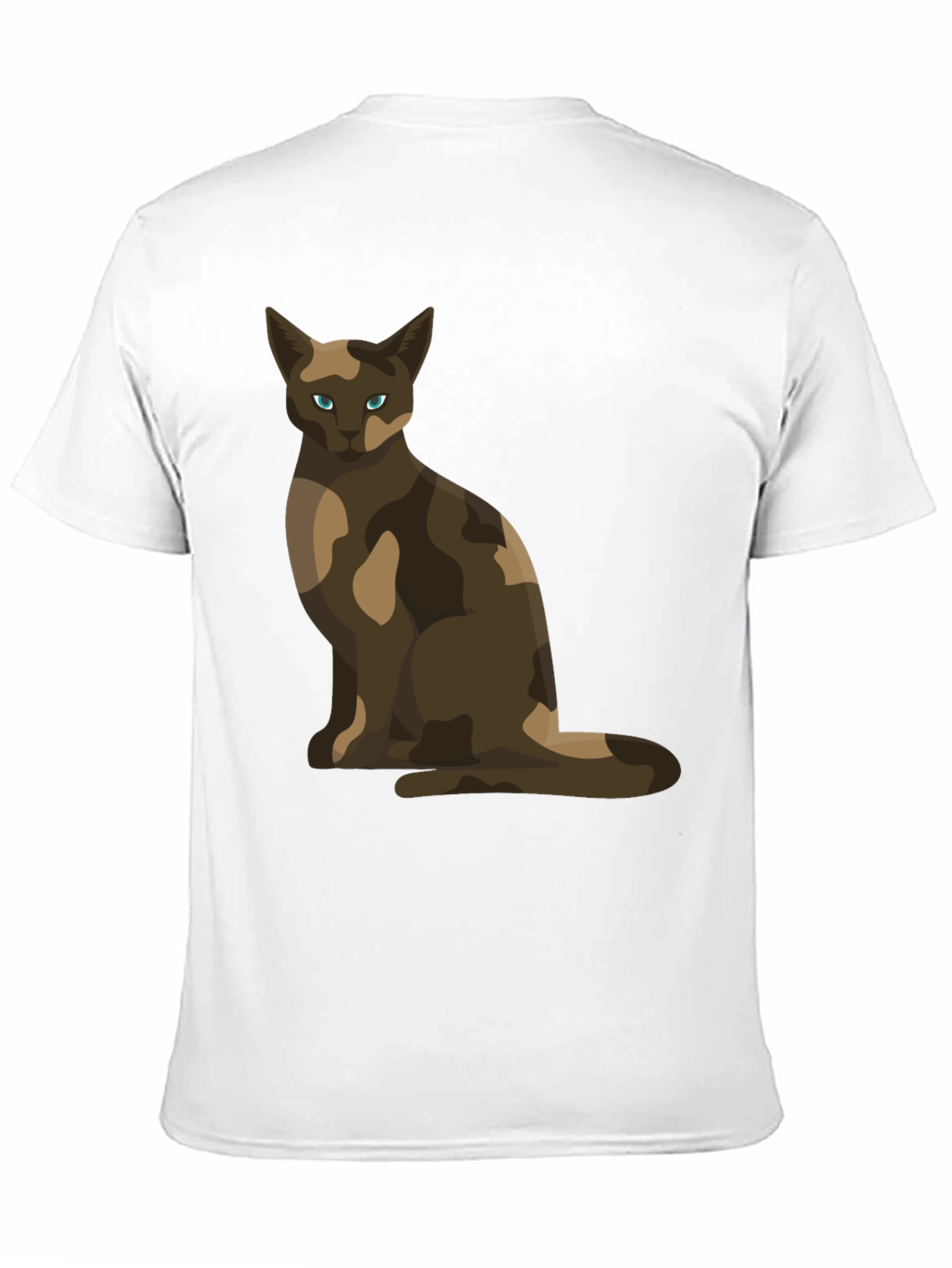Cool Cat Camo Design T-Shirt