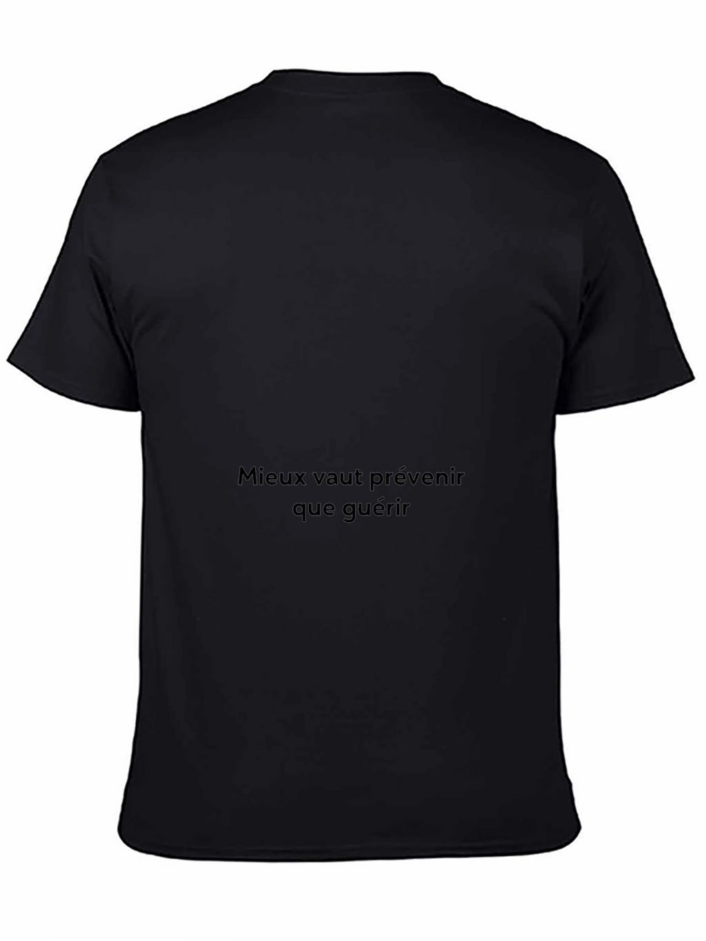 Motivational French Quote Black T-Shirt