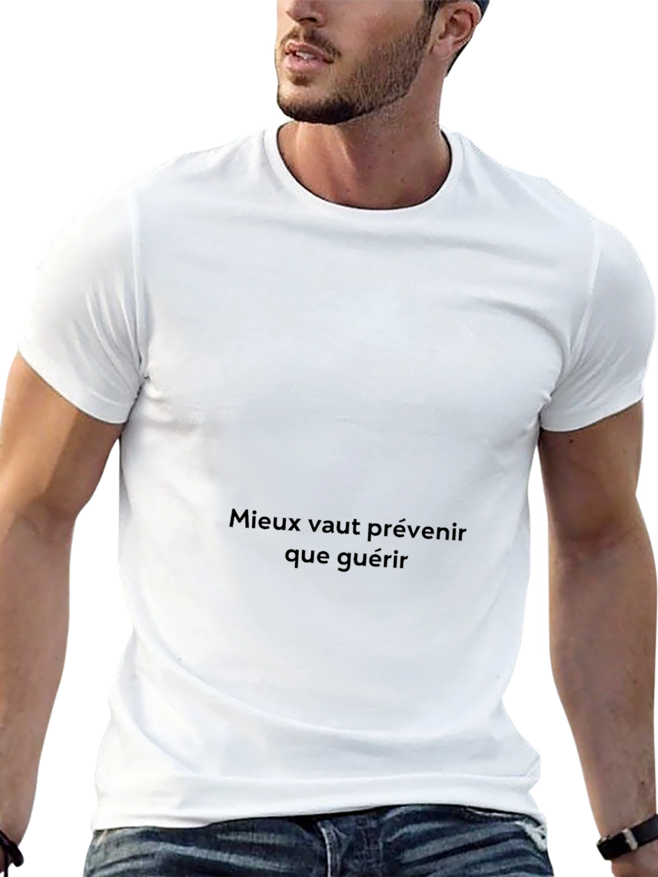 Motivational French Quote Black T-Shirt