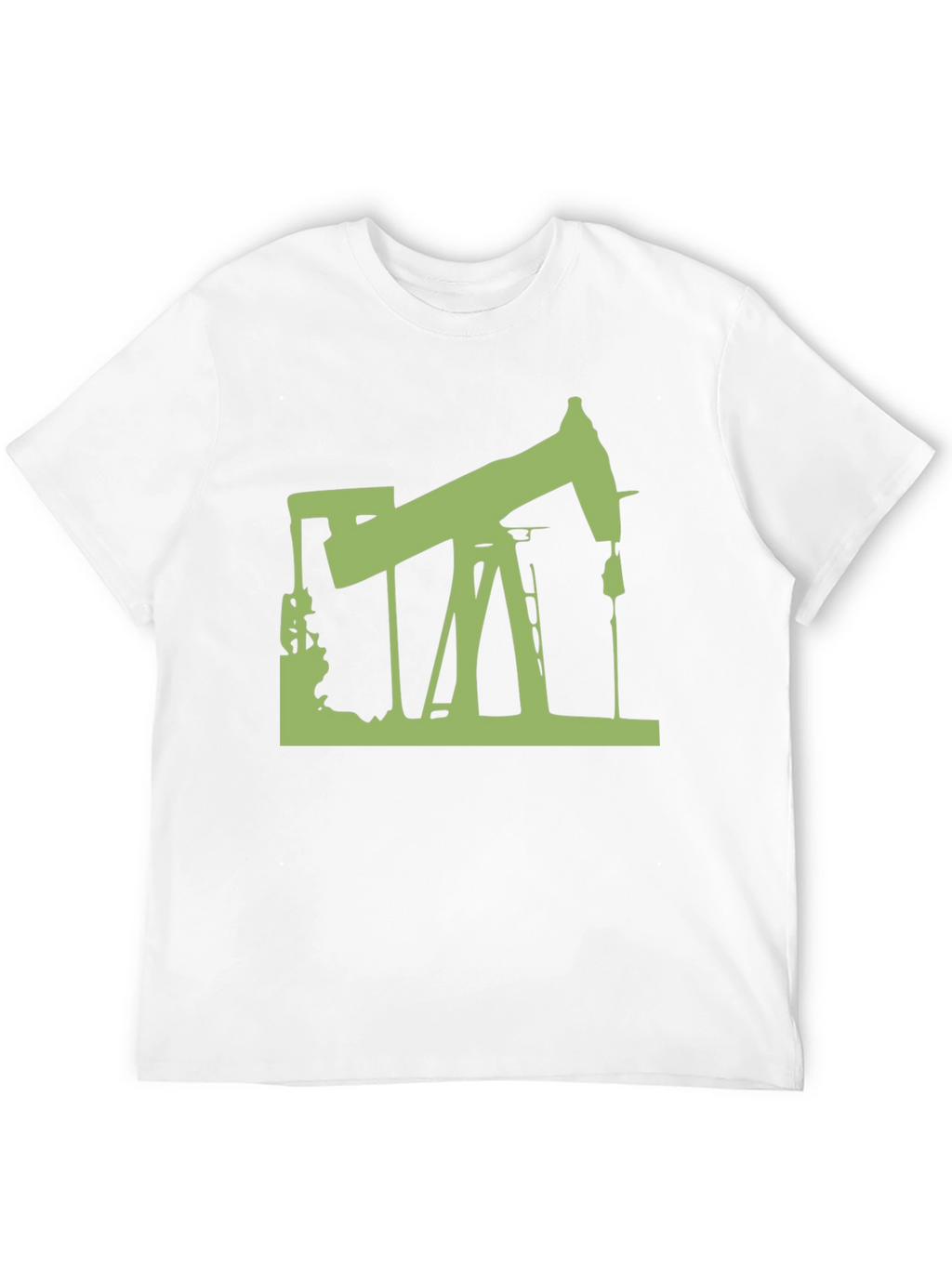 Oil Rig Graphic Tee - Modern Style