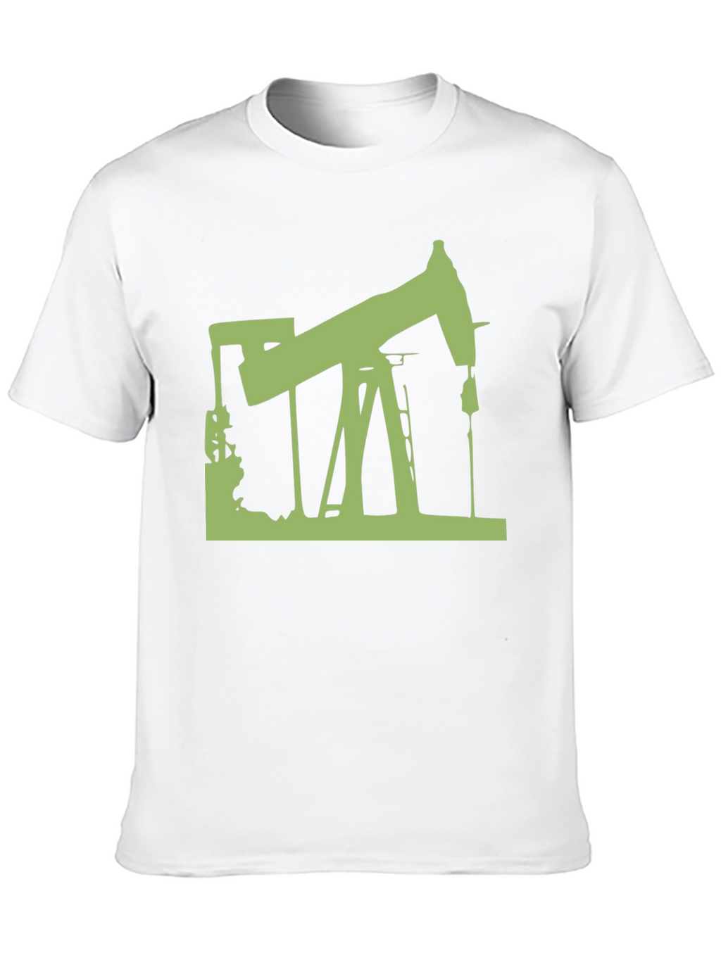 Oil Rig Graphic Tee - Modern Style