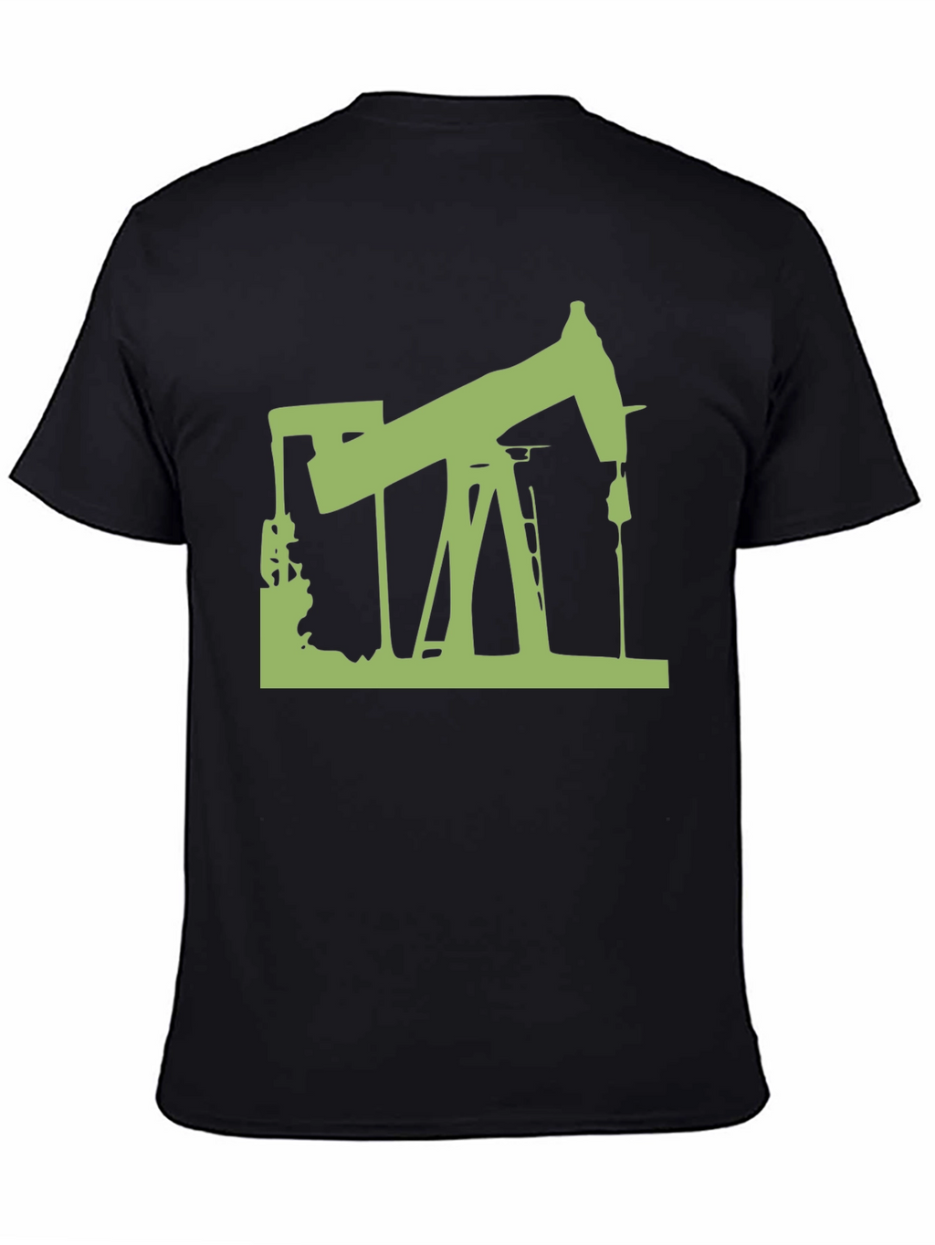 Oil Rig Graphic Tee - Modern Style