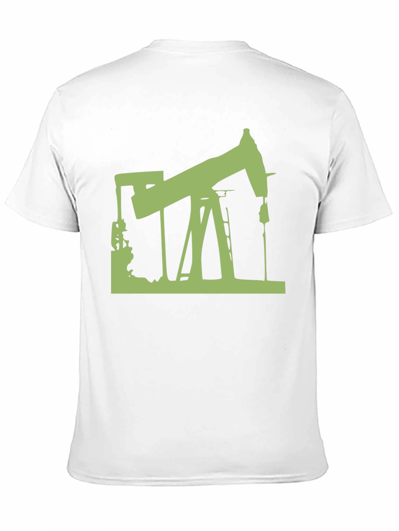 Oil Rig Graphic Tee - Modern Style